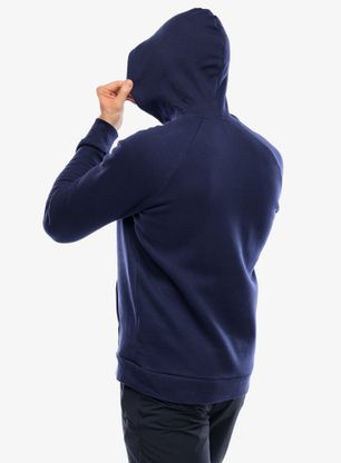 Mikina s kapucí Under Armour Rival Fleece Logo Hoodie - midnight navy/white