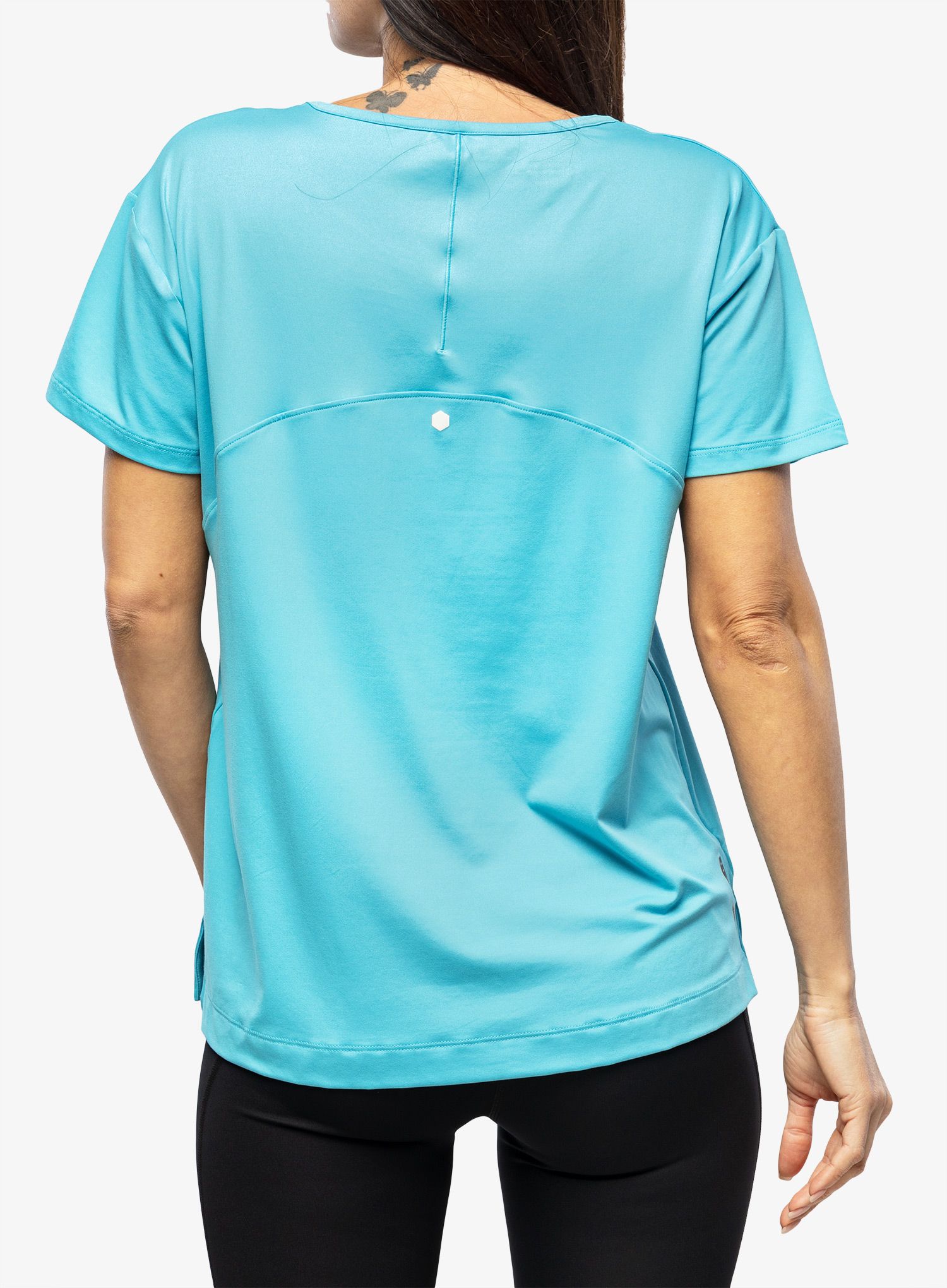 Dámské tričko Under Armour Rush Energy Core SS - glacier blue/white