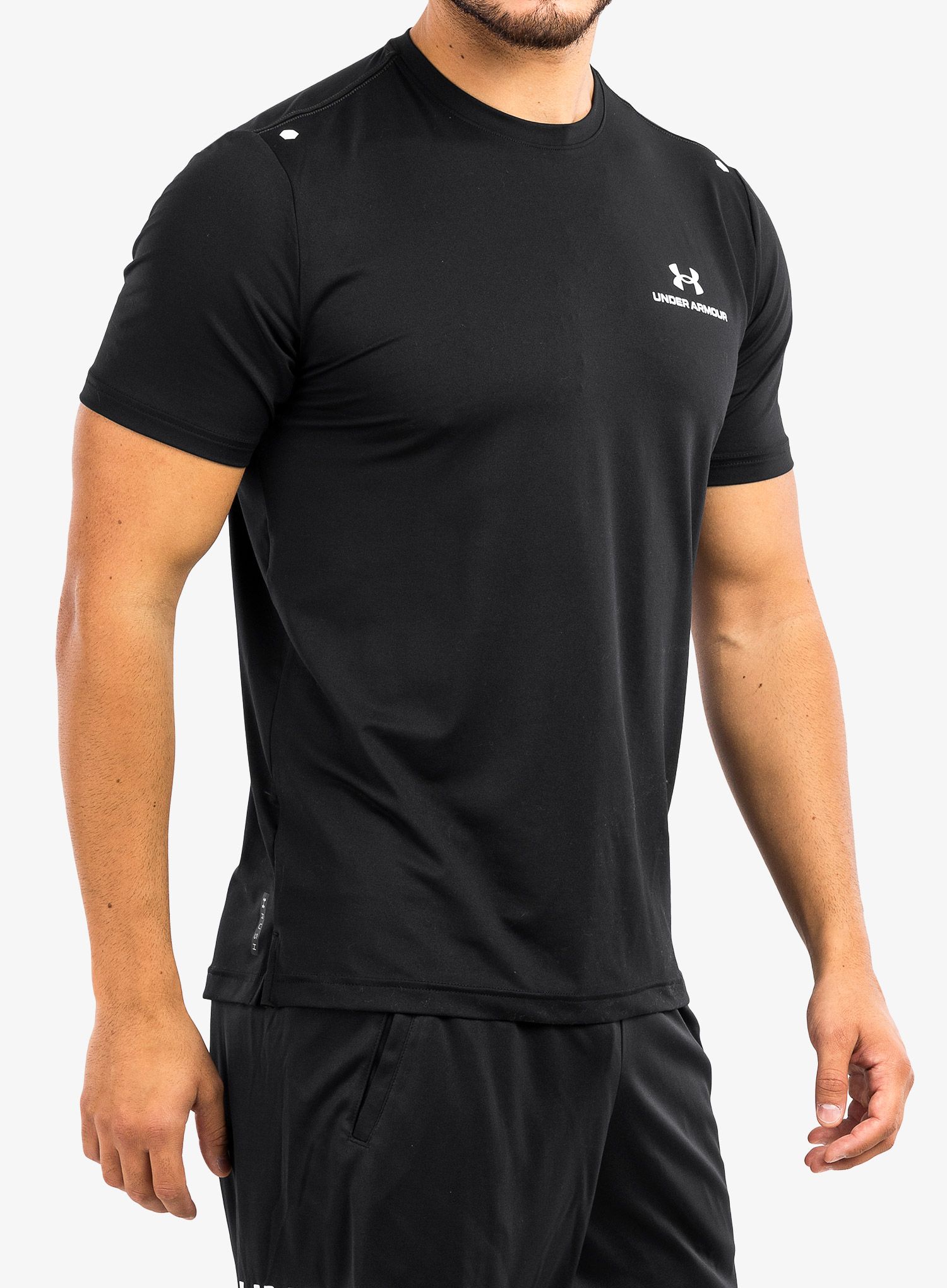 Tréninkové tričko Under Armour Rush Energy SS - black/white