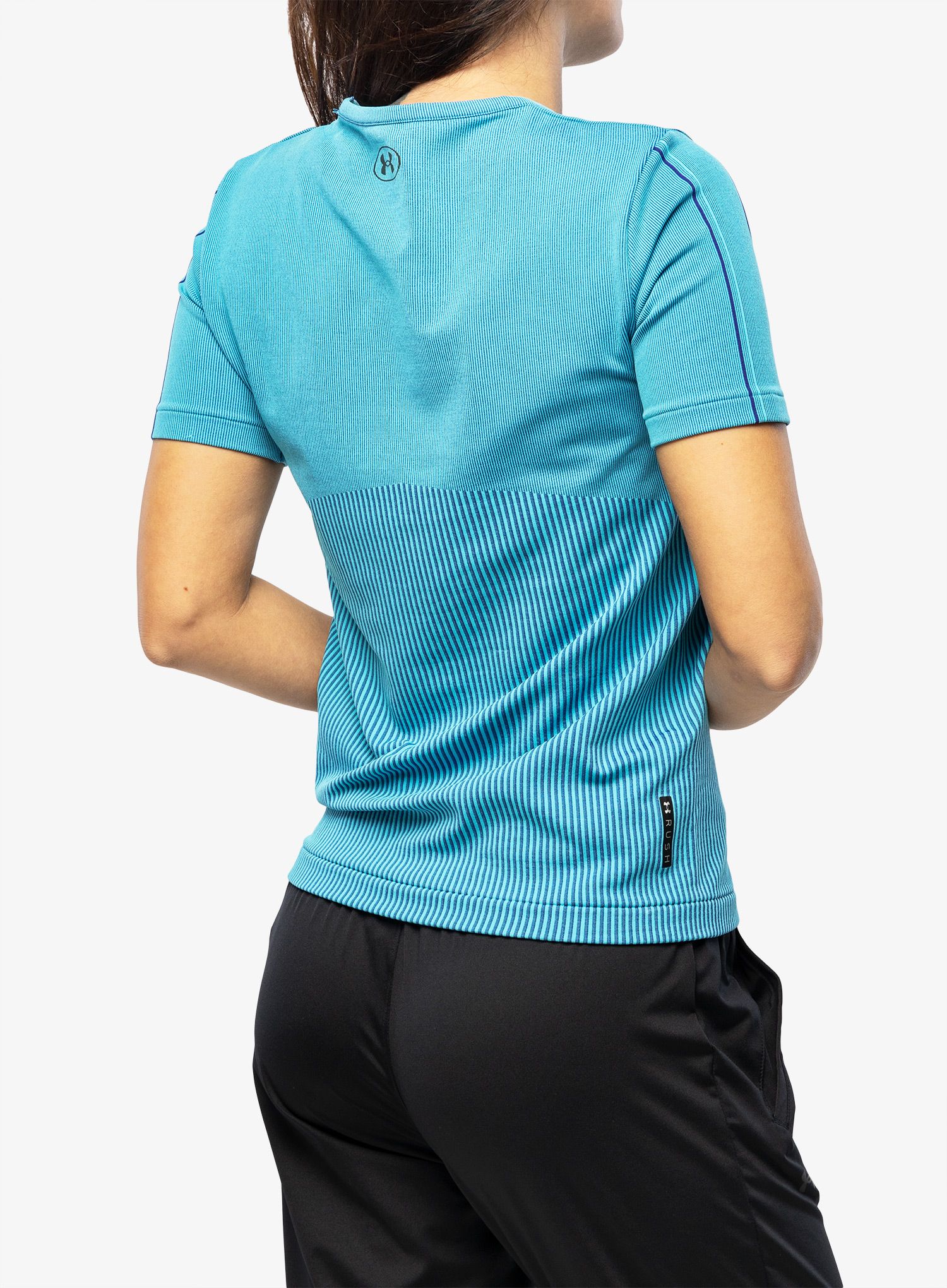 Sportovní tričko dámské Under Armour Rush Seamless SS - glacier blue/sonar blue/irid