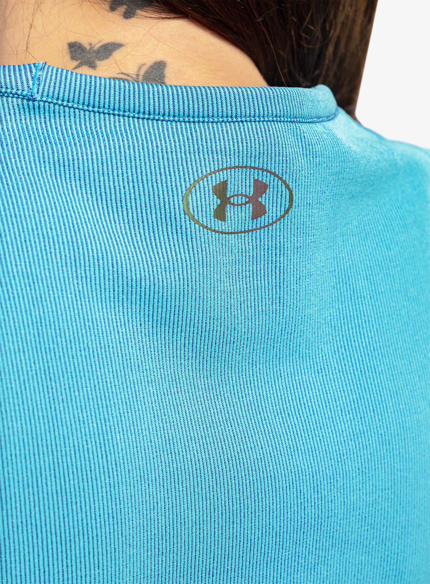 Sportovní tričko dámské Under Armour Rush Seamless SS - glacier blue/sonar blue/irid