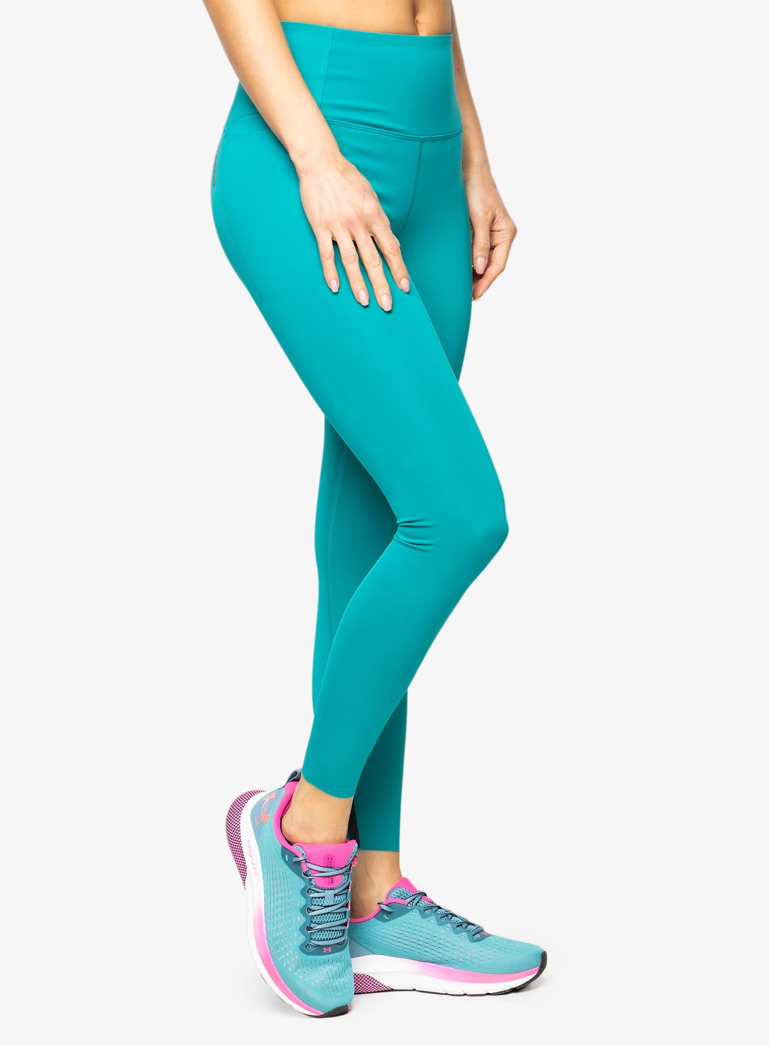 Dámské legíny Under Armour Rush SmartForm Ankle Leggings - coastal teal/iridescent