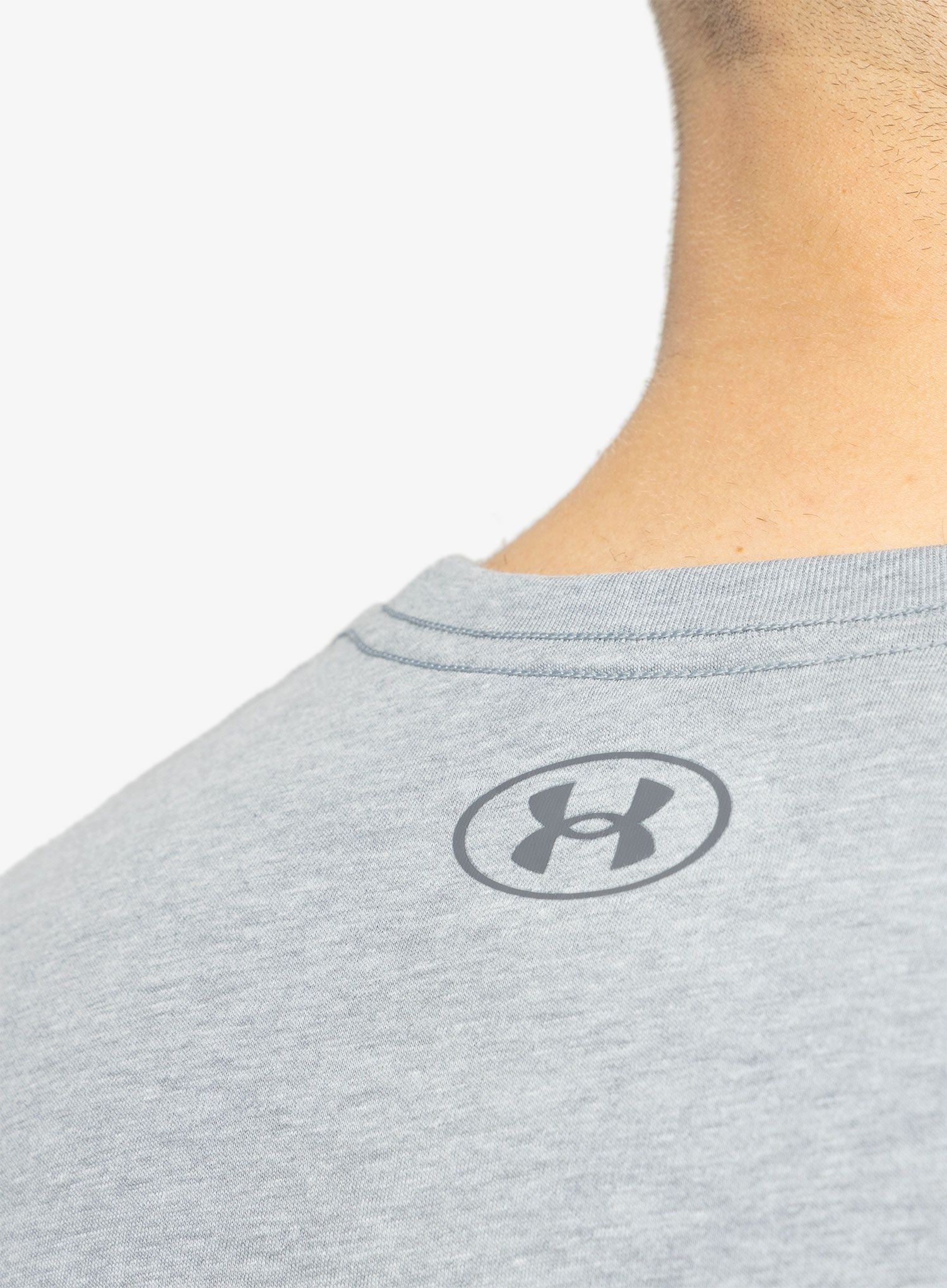 Tréninkové tričko Under Armour Sportstyle Logo SS - steel