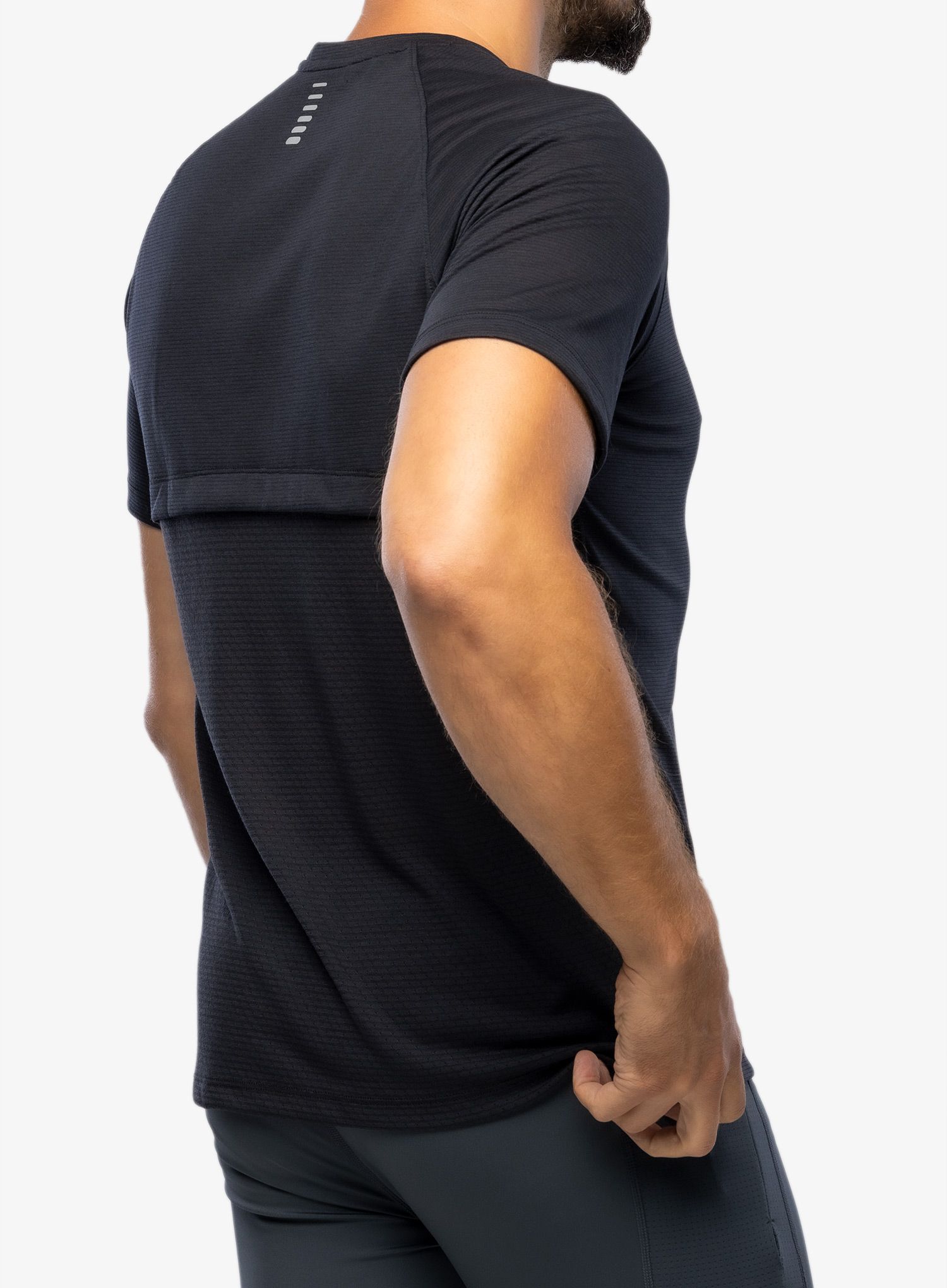 Běžecké tričko Under Armour Streaker Tee - black/reflective