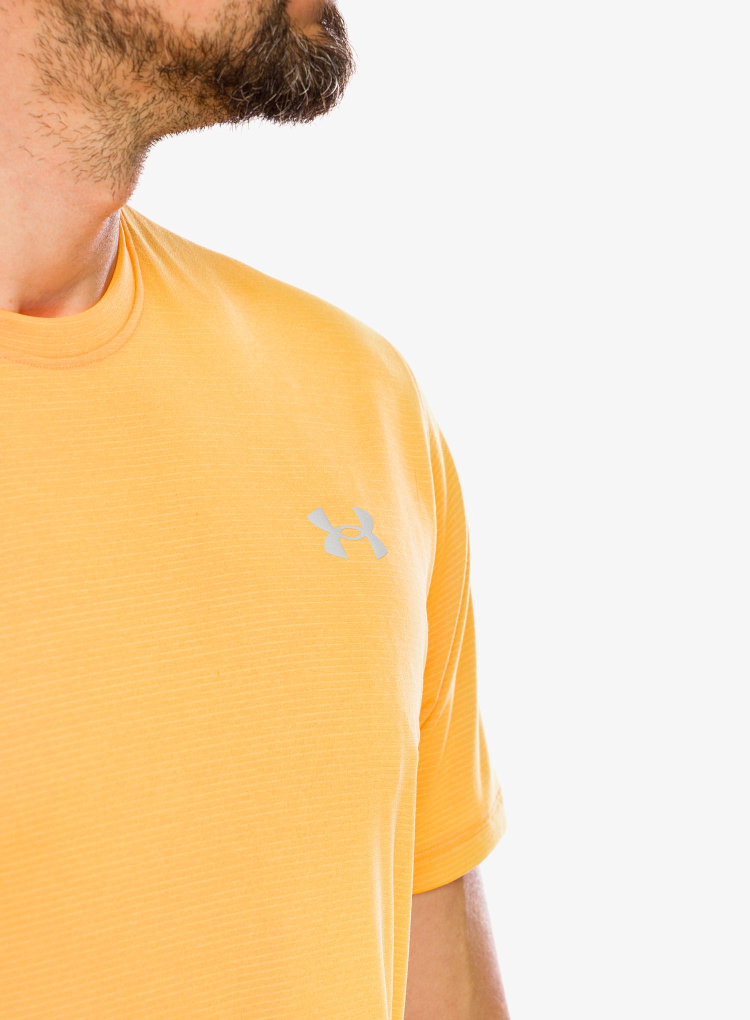 Běžecké tričko Under Armour Streaker Tee - nova orange/reflective