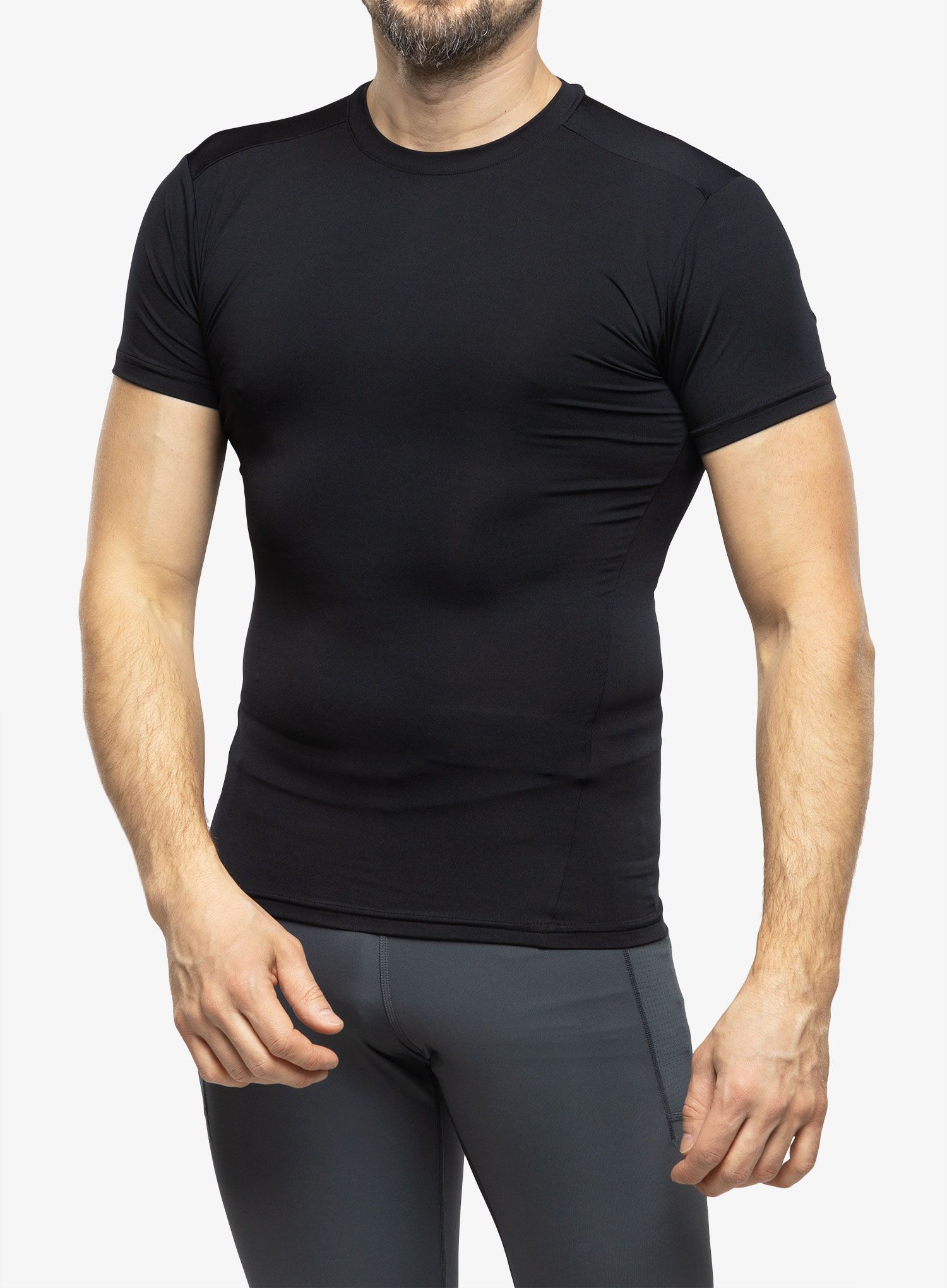 Tričko Under Armour Tactical HeatGear Compression SS - black