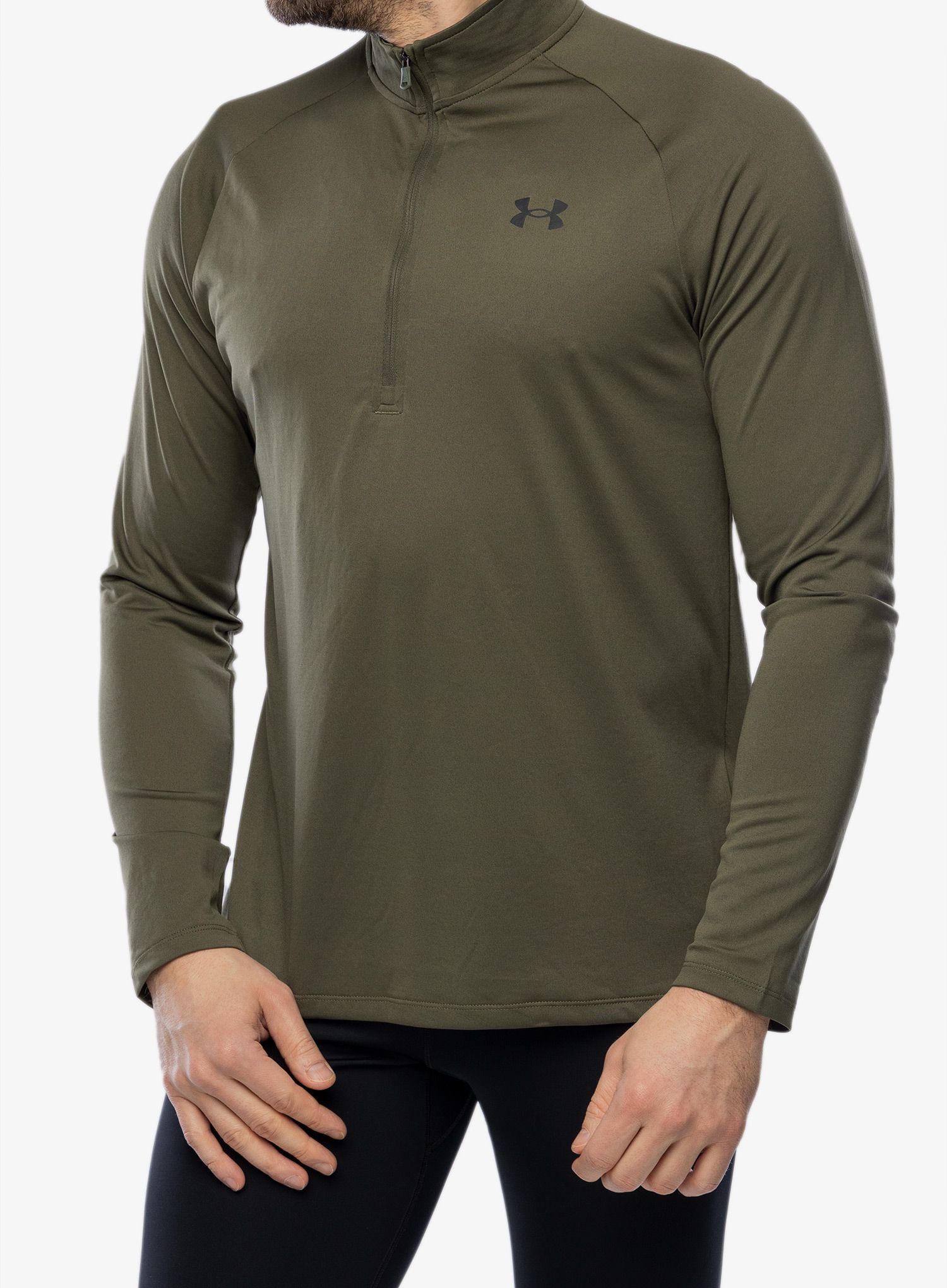 Rychleschnoucí mikina Under Armour Tech 2.0 1/2 Zip Long Sleeve - marine od green/black