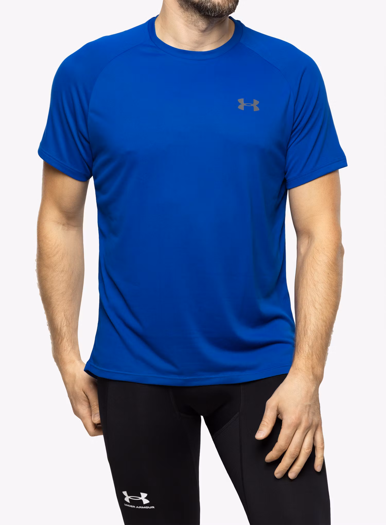 Pánské tričko Under Armour Tech 2.0 Short Sleeve - royal/graphite