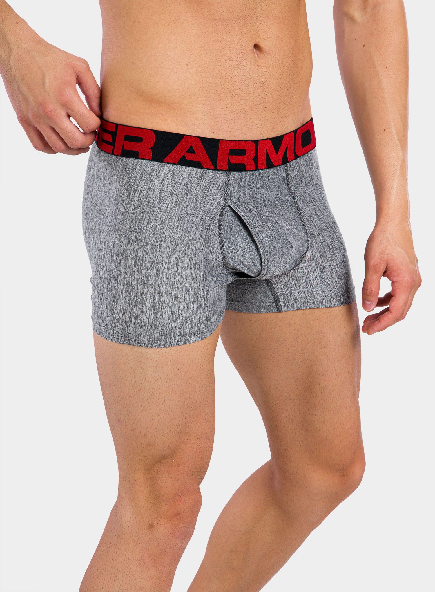 Boxerky Under Armour Tech 3in (sada 2 párů) - gray/gray