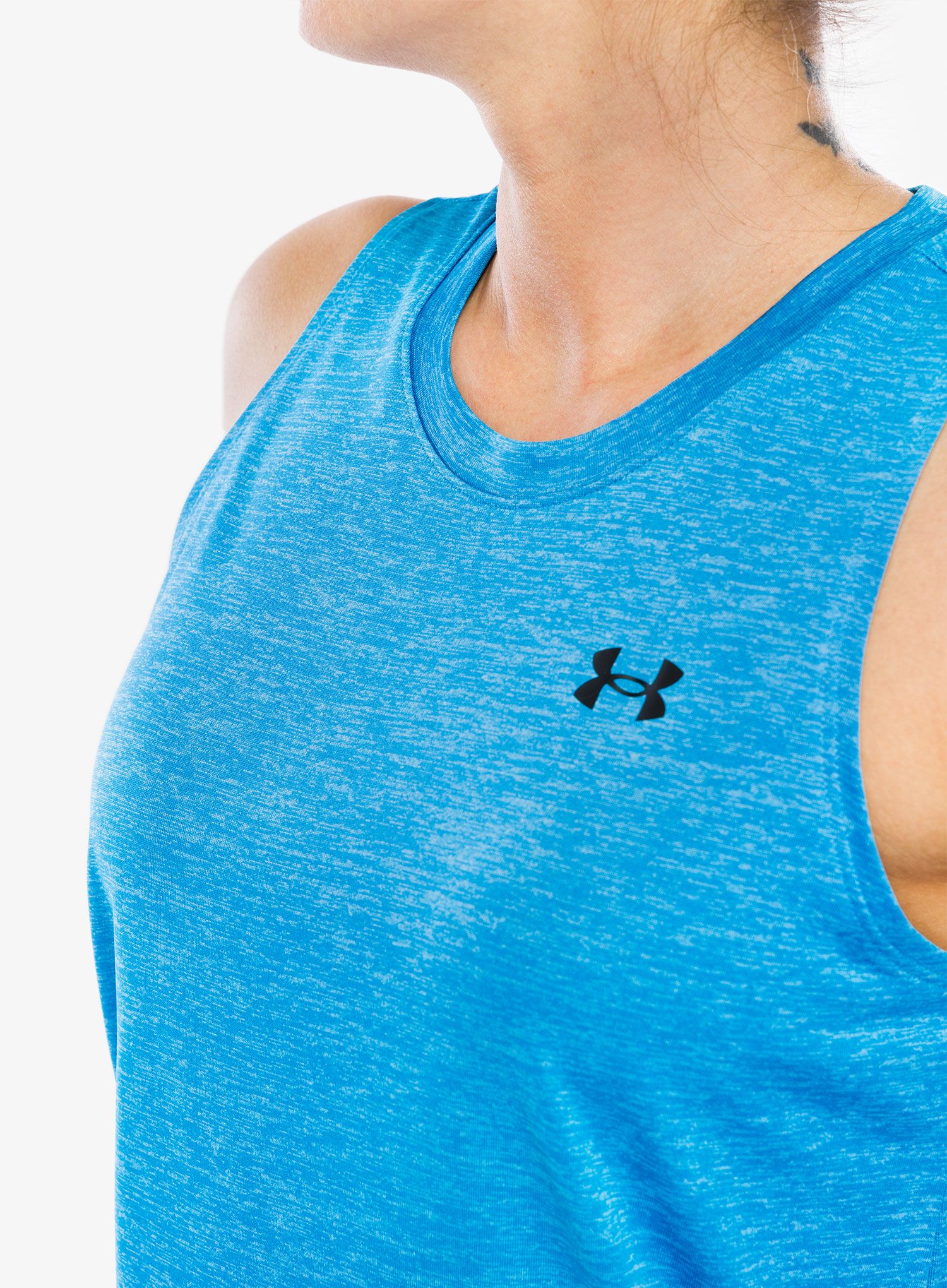 Dámský top Under Armour Tech Tank Twist - viral blue/brill. blue/black