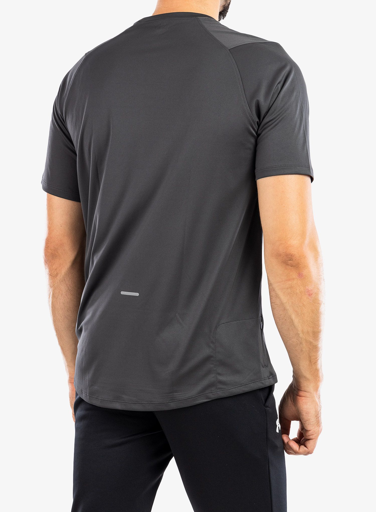 Tréninkové tričko Under Armour Terrain Short Sleeve - jet gray/reflective