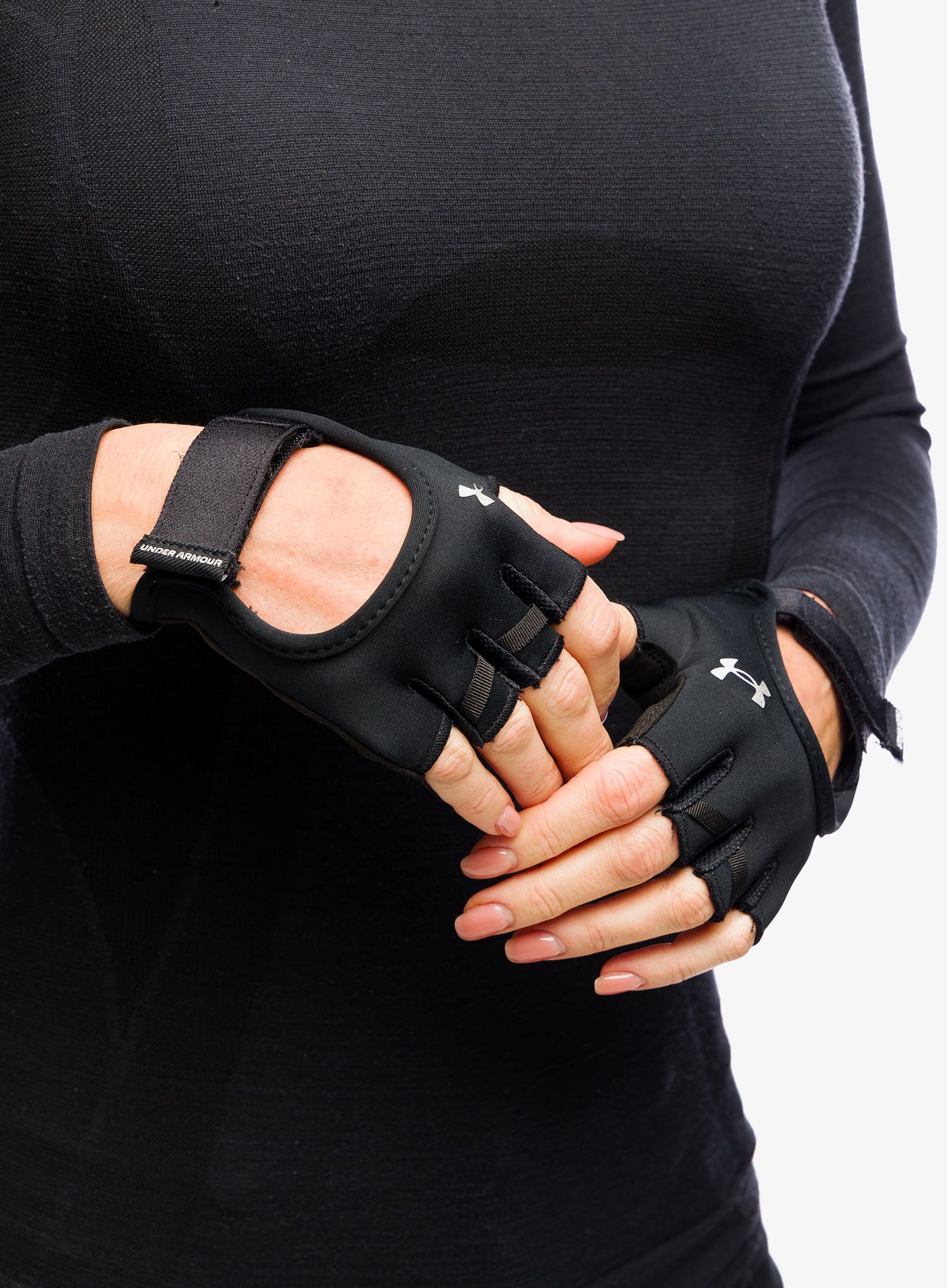 Dámské rukavice Under Armour Training Gloves - black/silver