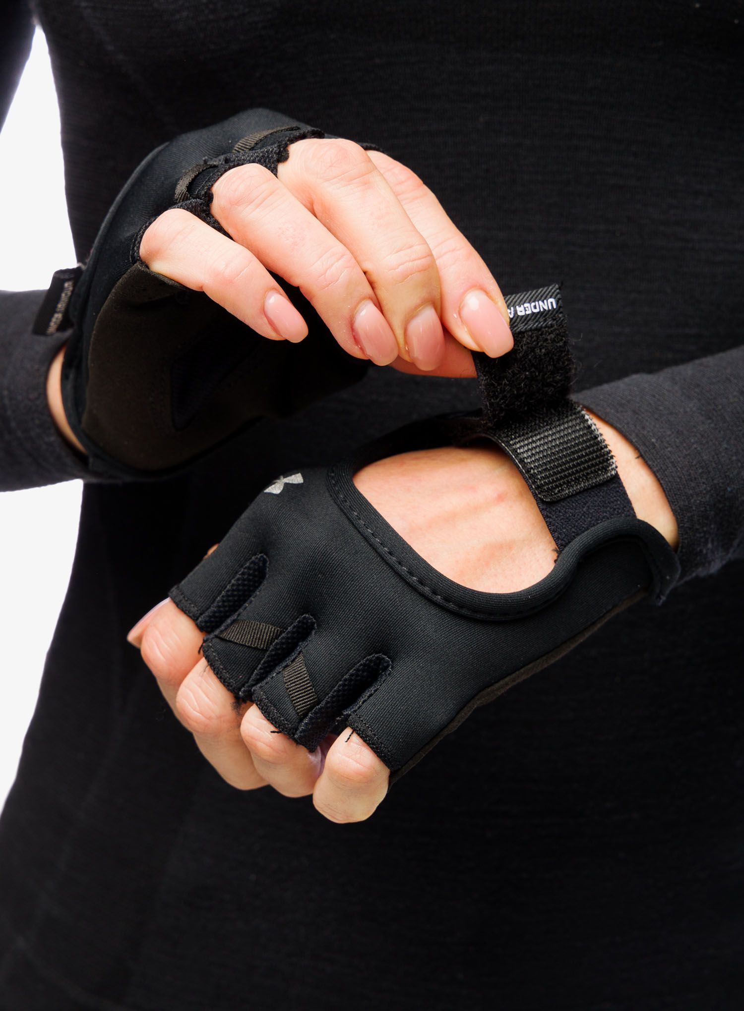 Dámské rukavice Under Armour Training Gloves - black/silver