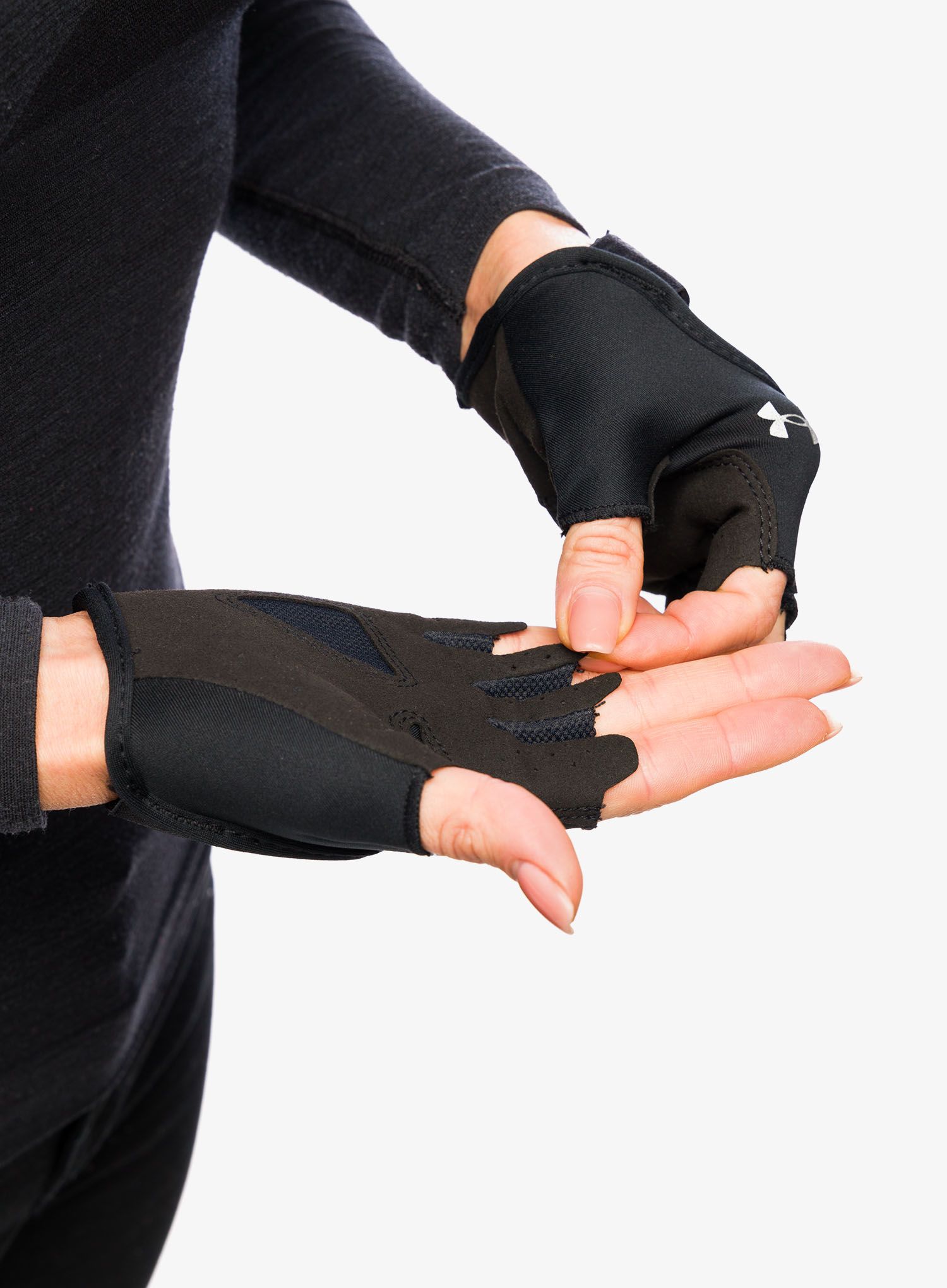 Dámské rukavice Under Armour Training Gloves - black/silver