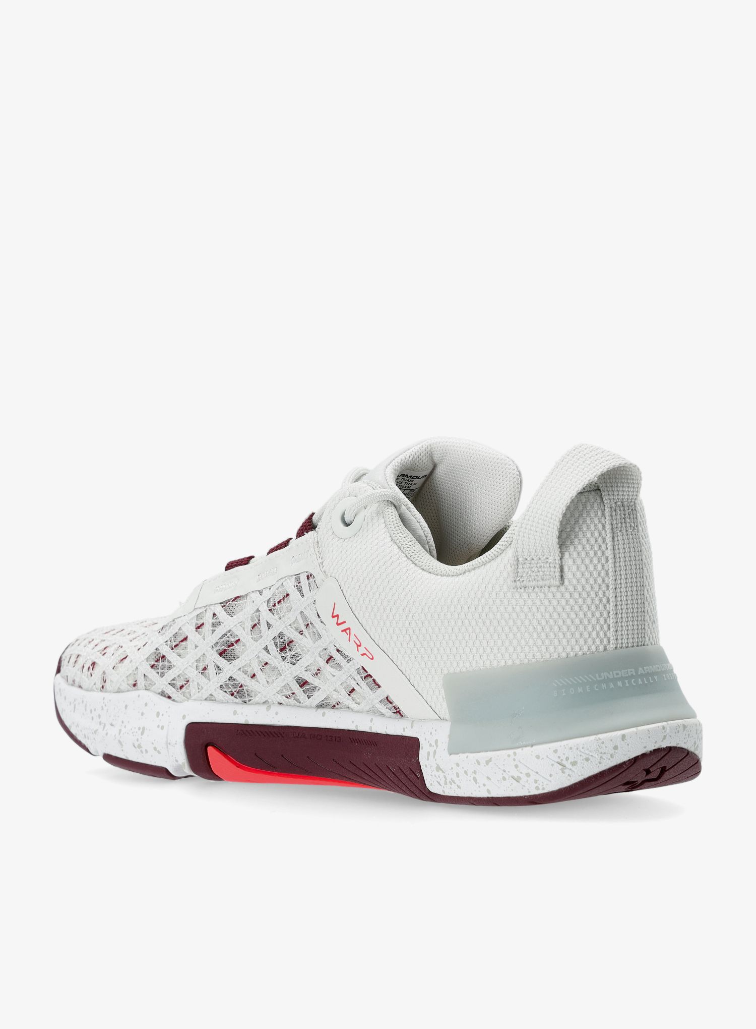 Pánské boty Under Armour TriBase Reign 5 - white clay/deep red/beta