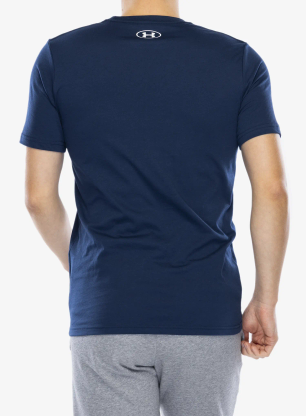 Tričko s potiskem Under Armour UA Logo Short Sleeve - academy/white
