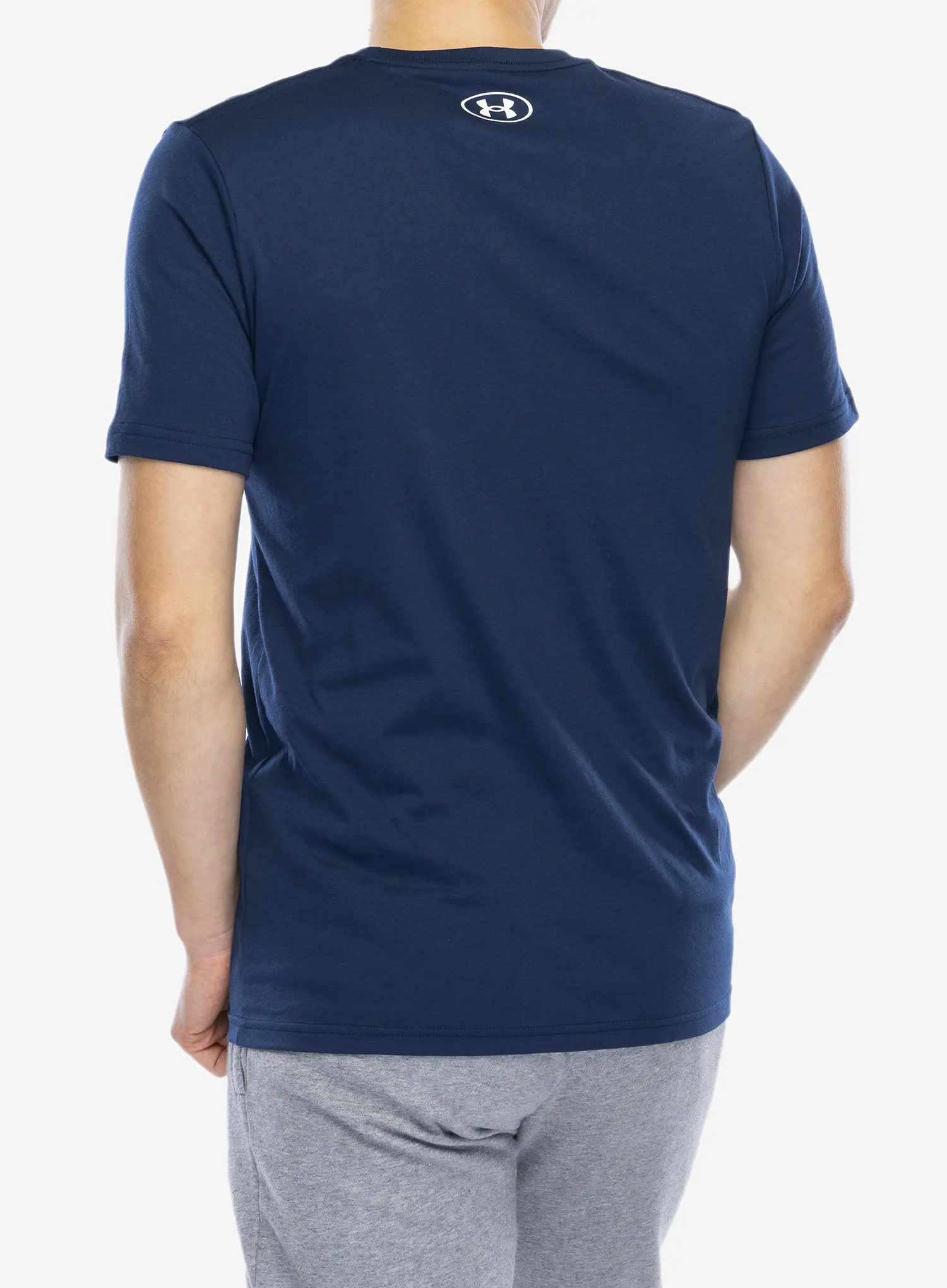 Tričko s potiskem Under Armour UA Logo Short Sleeve - academy/white