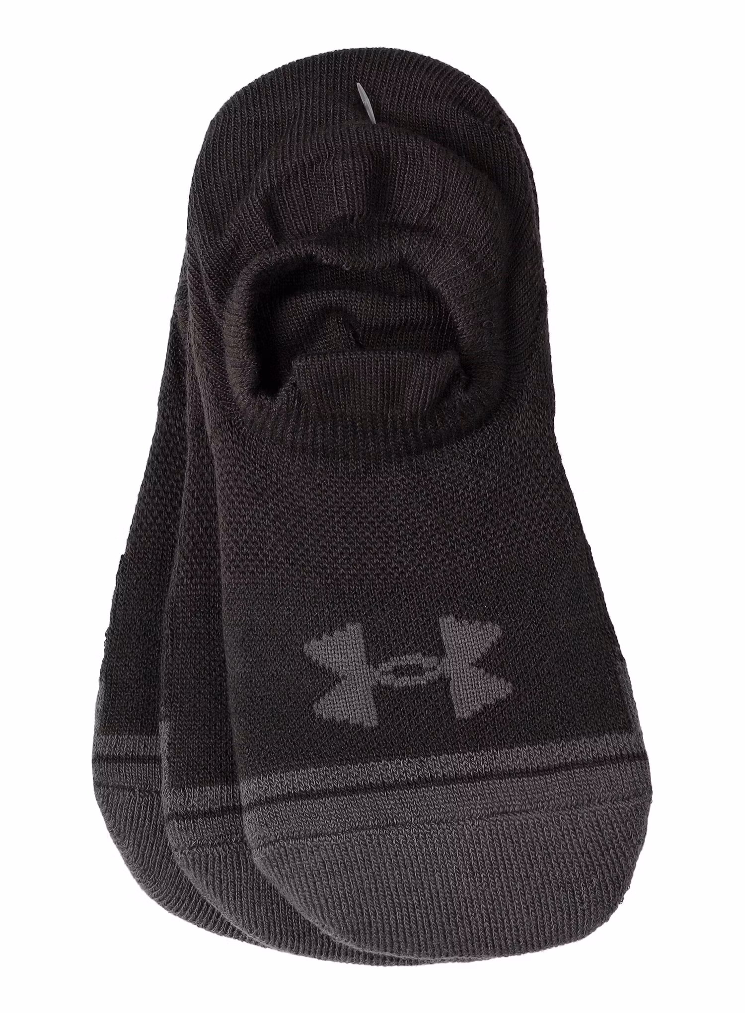 Ponožky Under Armour UA Performance Tech 3-Pack Ultra Low Tab - black/black/jet gray