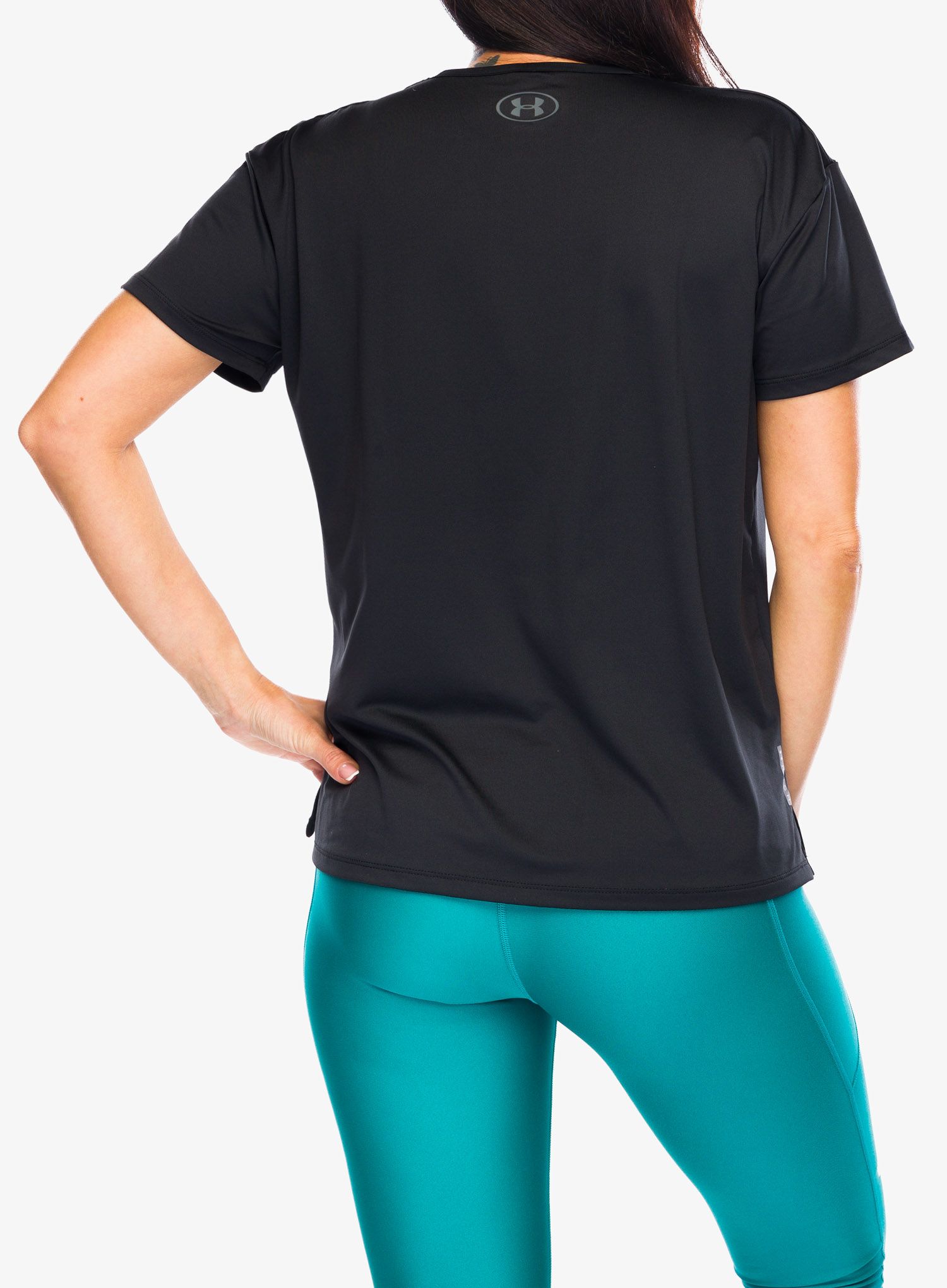 Sportovní tričko dámské Under Armour UA RUSH Energy 2.0 SS - black/pitch gray