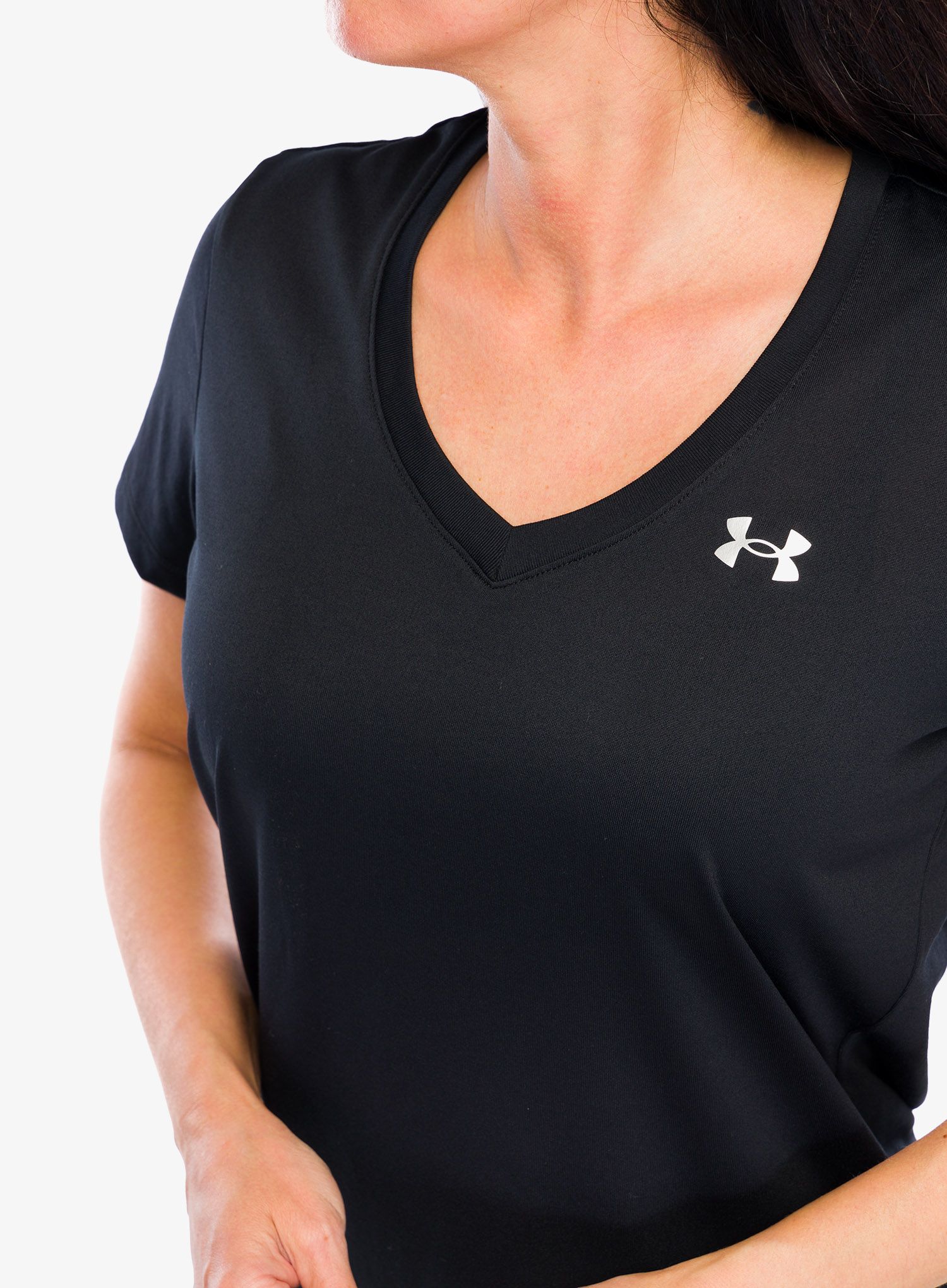 Dámské tričko Under Armour UA Tech V-Neck - black