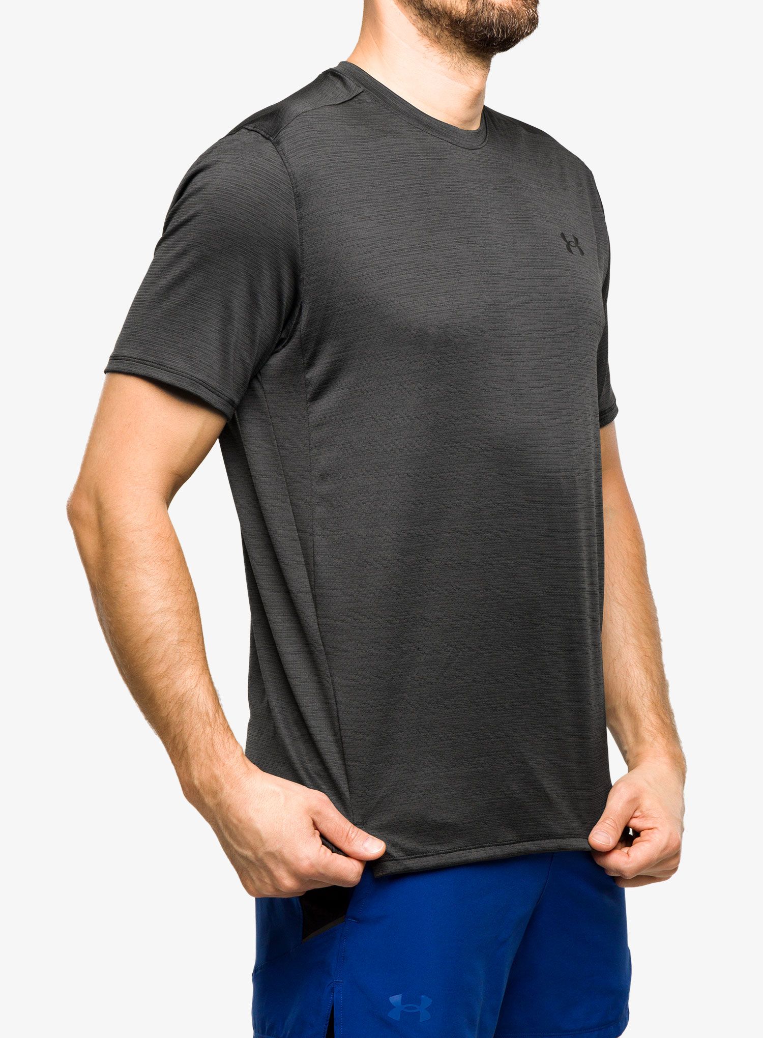 Sportovní tričko Under Armour Tech Vent SS - black/black