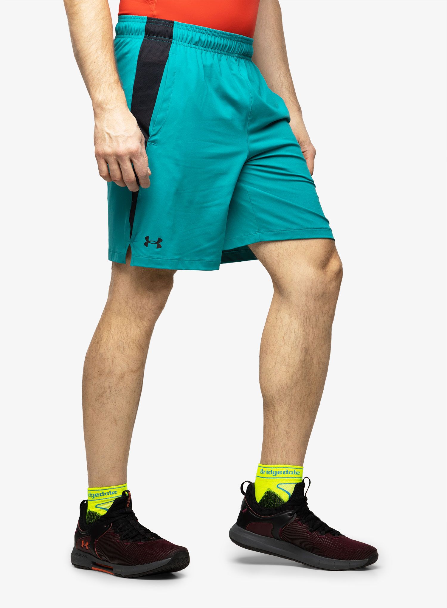 Kraťasy na cvičení Under Armour UA Tech Vent Short - coastal teal/black/black