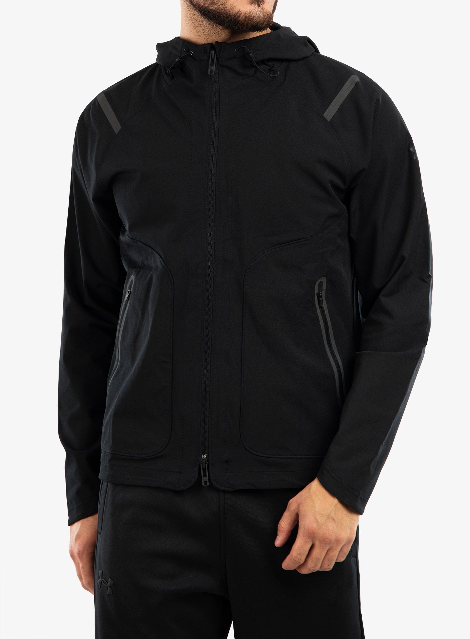 Softshellova bunda Under Armour Unstoppable Jacket - black/black