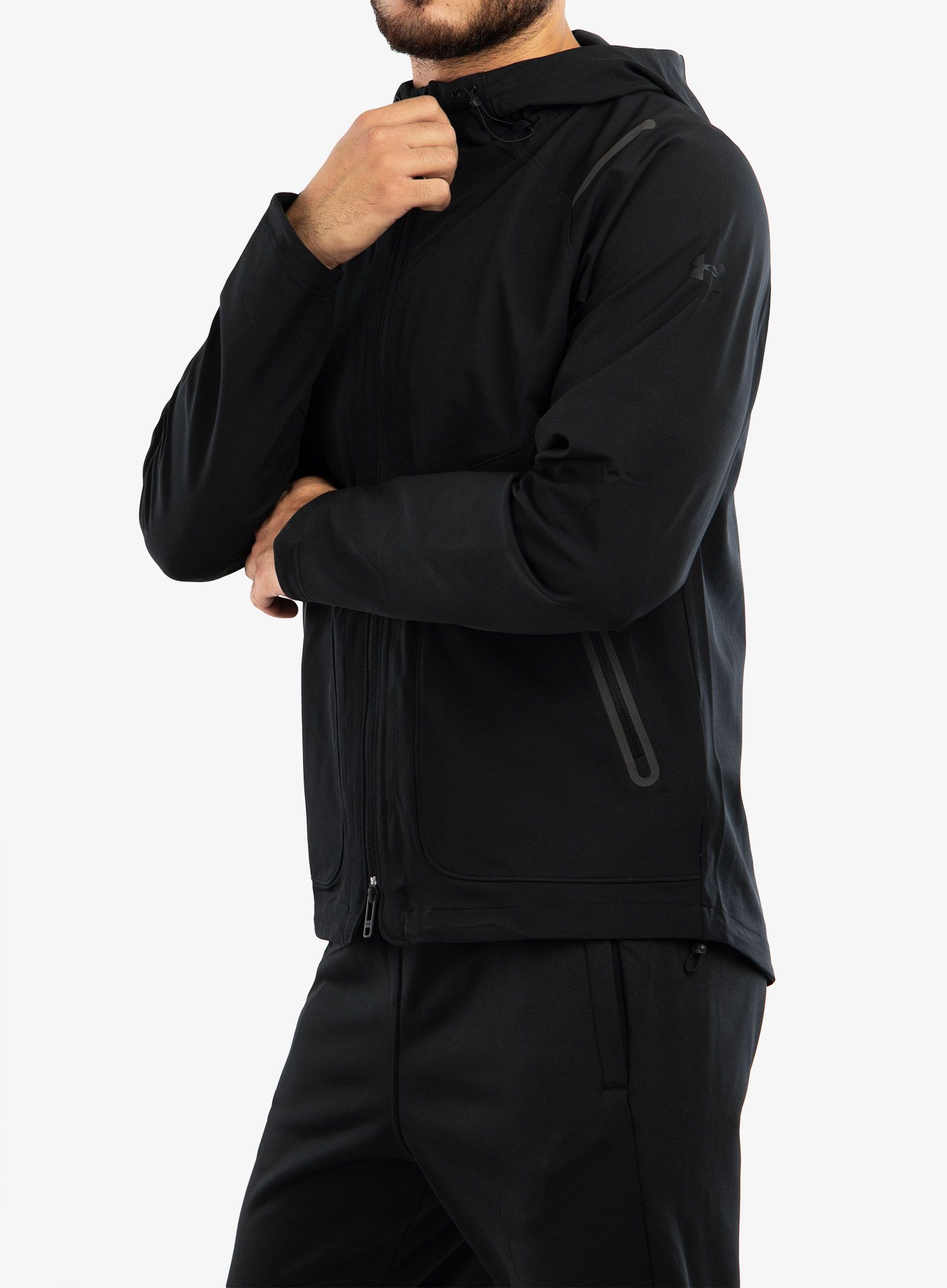 Softshellova bunda Under Armour Unstoppable Jacket - black/black