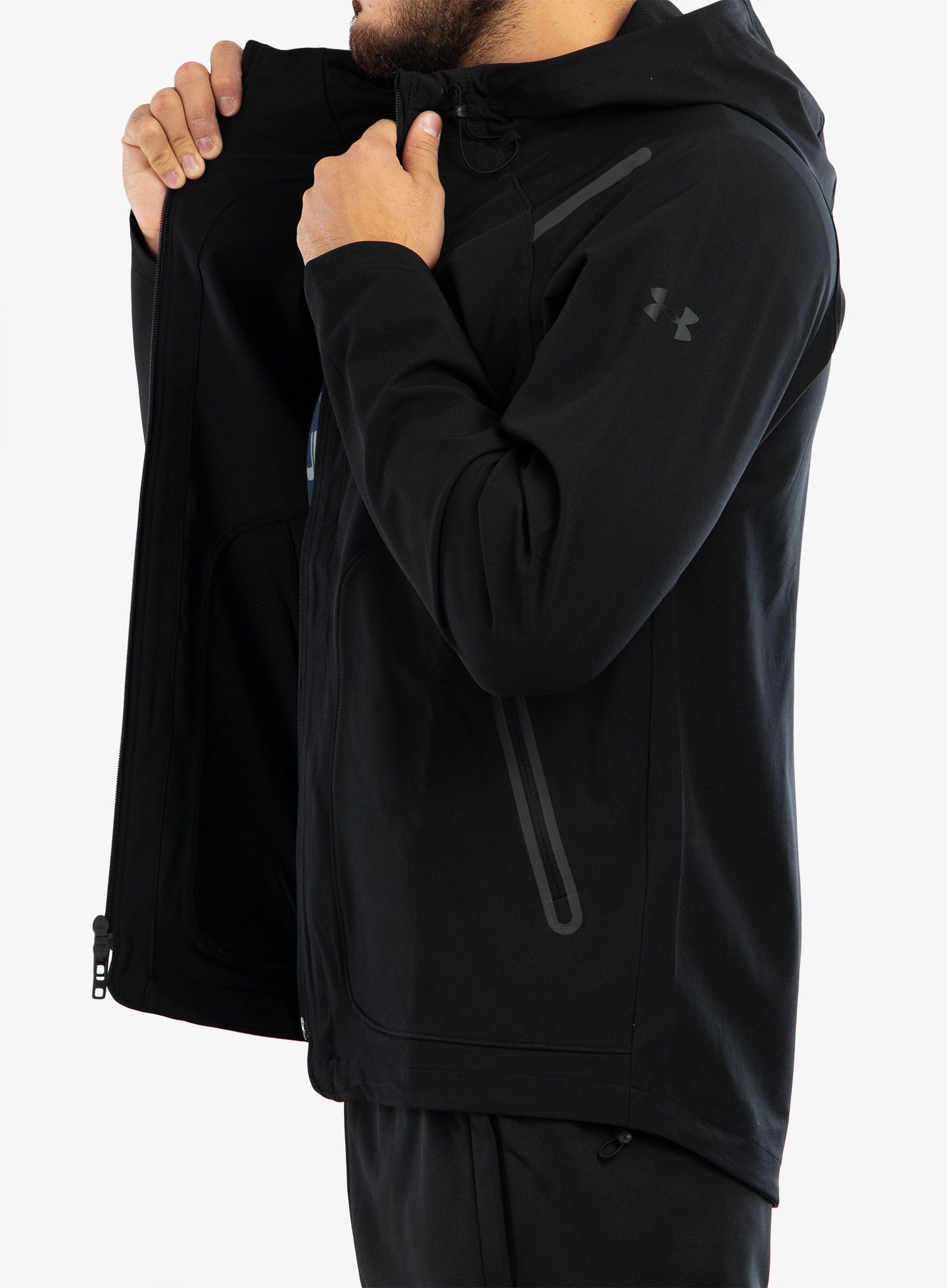 Softshellova bunda Under Armour Unstoppable Jacket - black/black