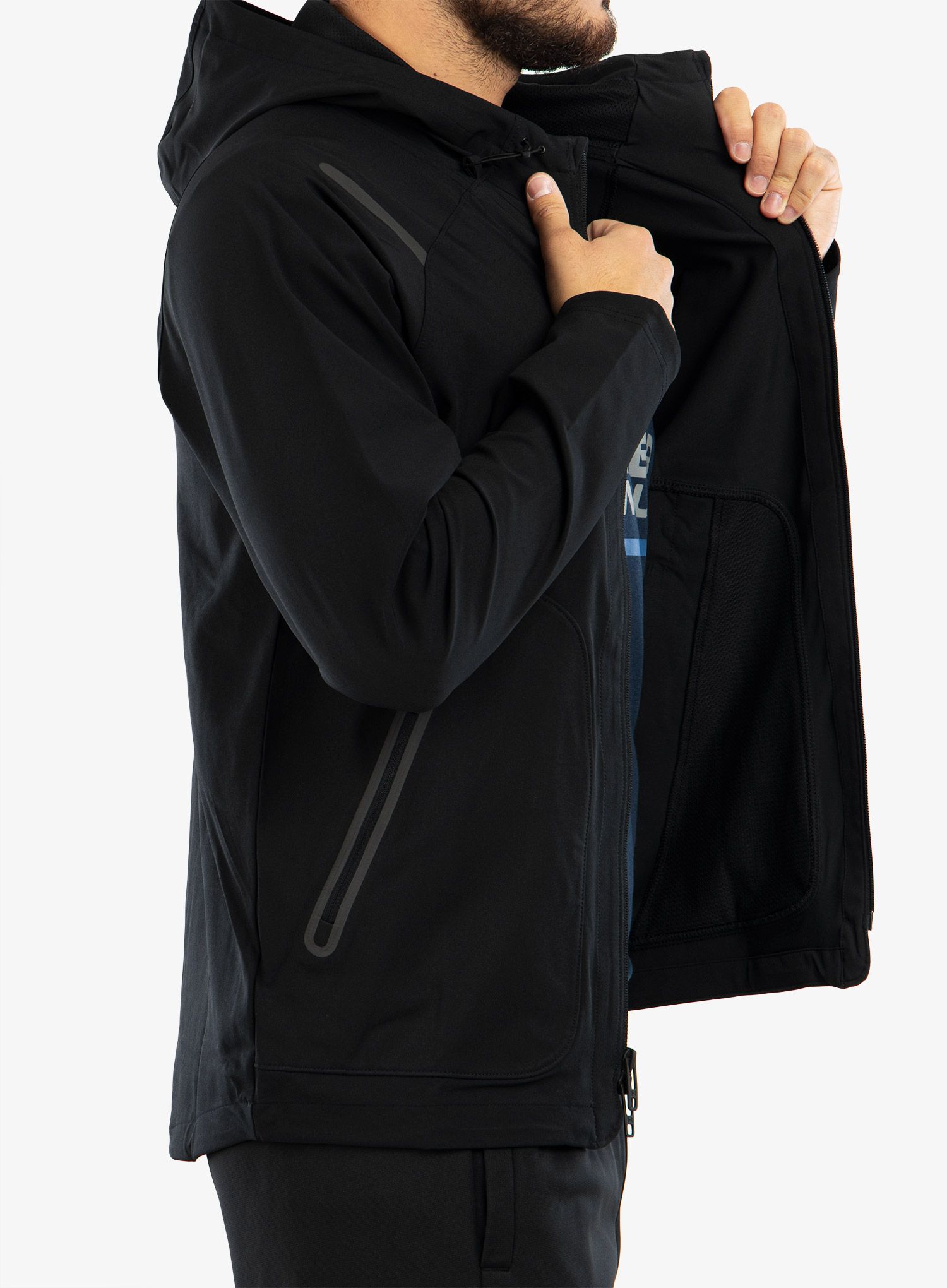 Softshellova bunda Under Armour Unstoppable Jacket - black/black
