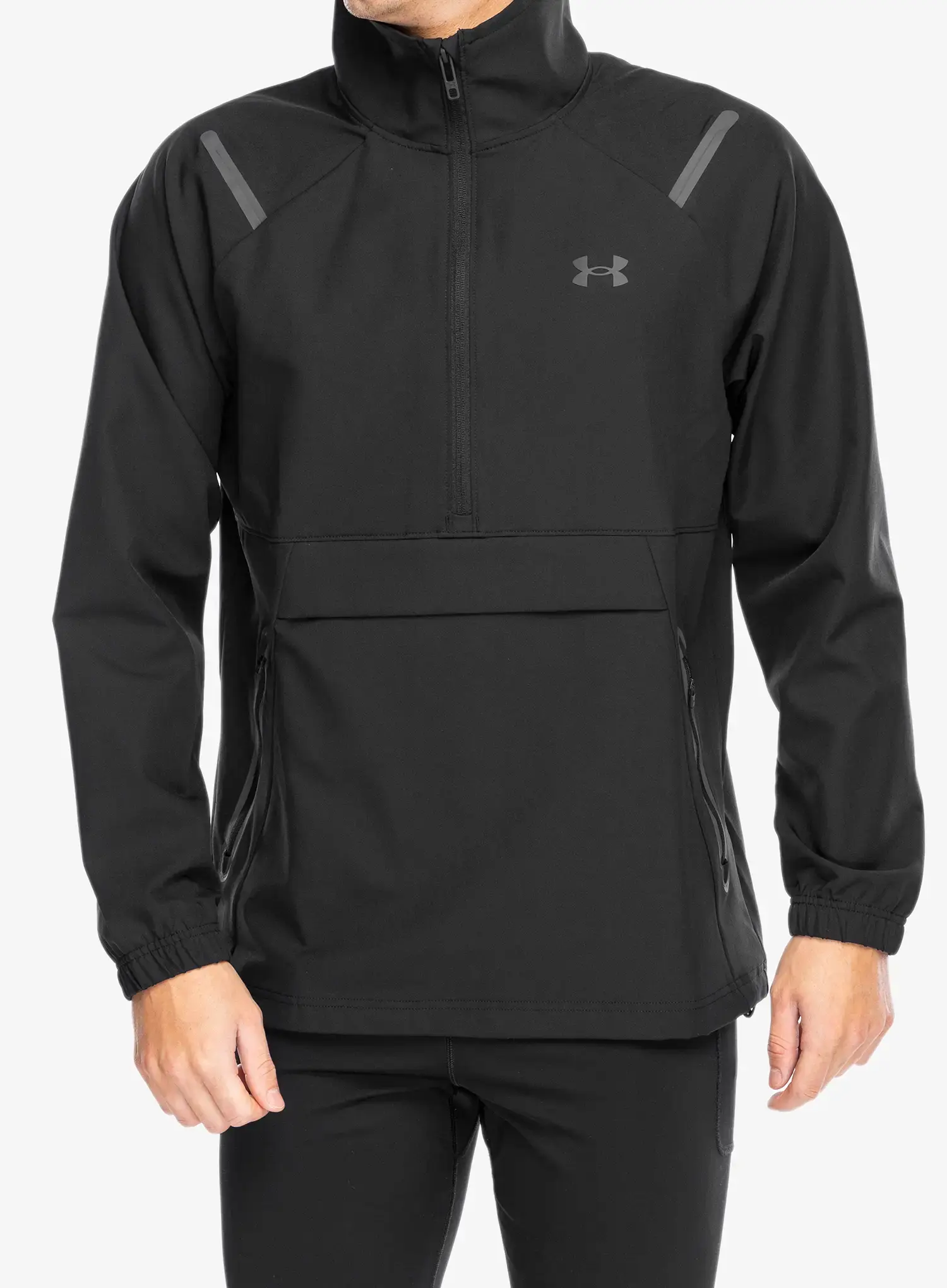 Bunda Under Armour Unstoppable Left Chest Anorak - black/black