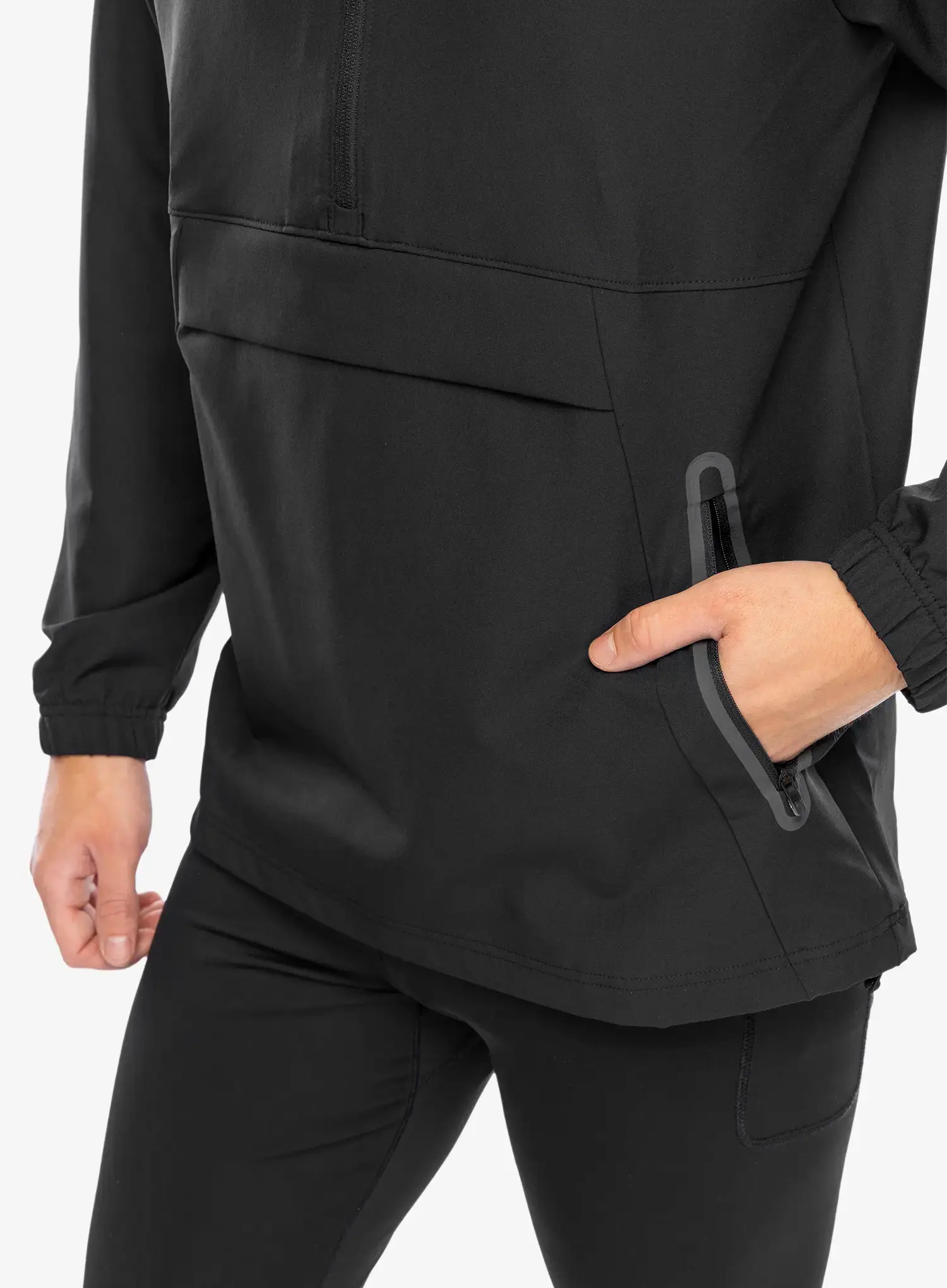 Bunda Under Armour Unstoppable Left Chest Anorak - black/black