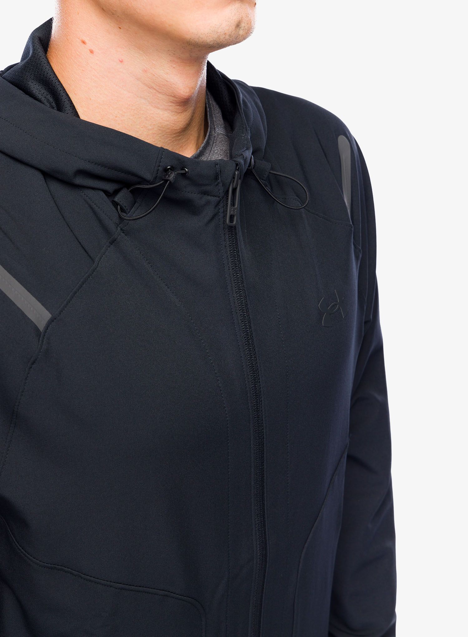 Bunda Under Armour Unstoppable Left Chest Jacket - black/black