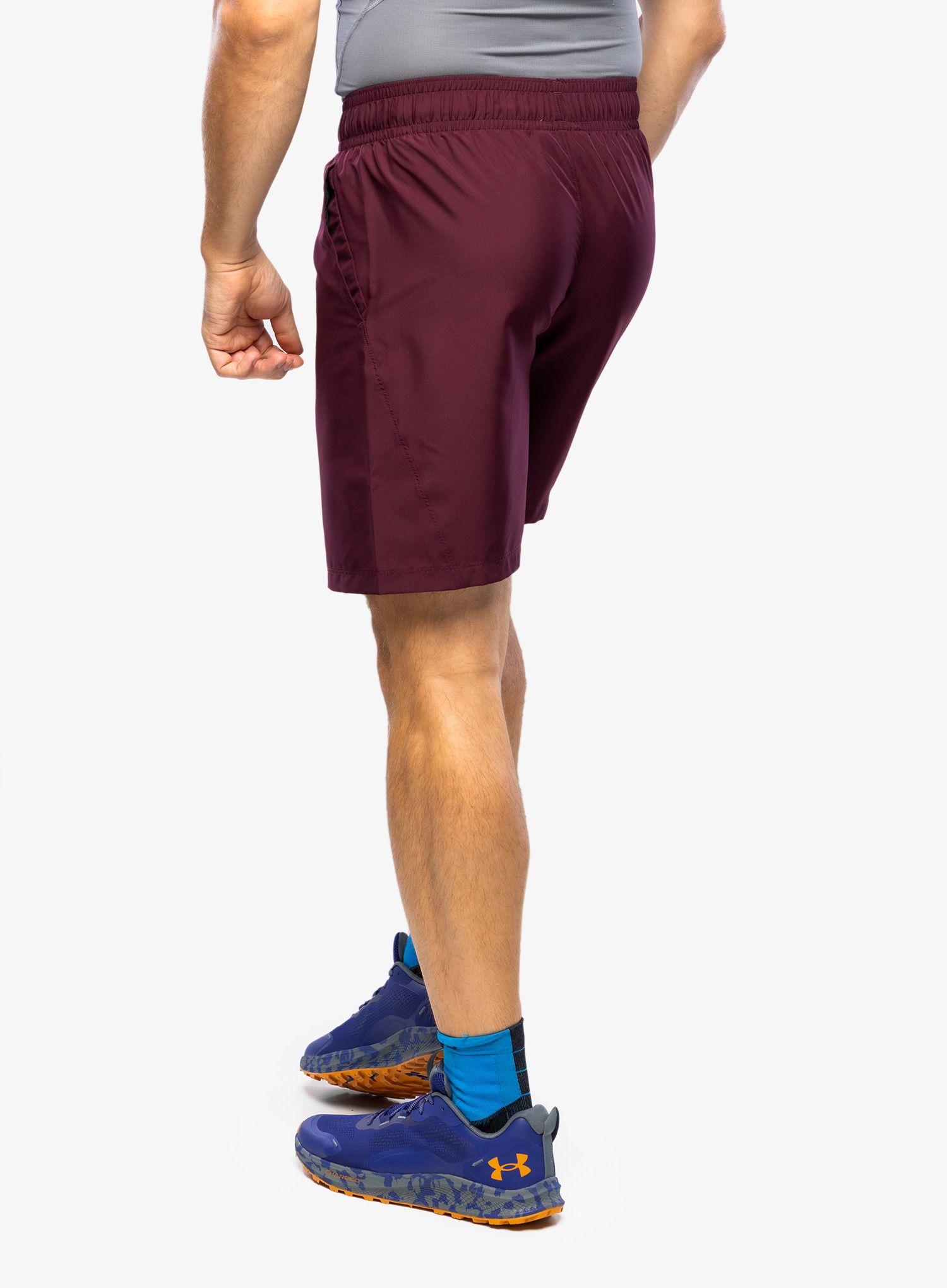Pánské kraťasy Under Armour Woven Graphic Shorts - dark maroon/beta