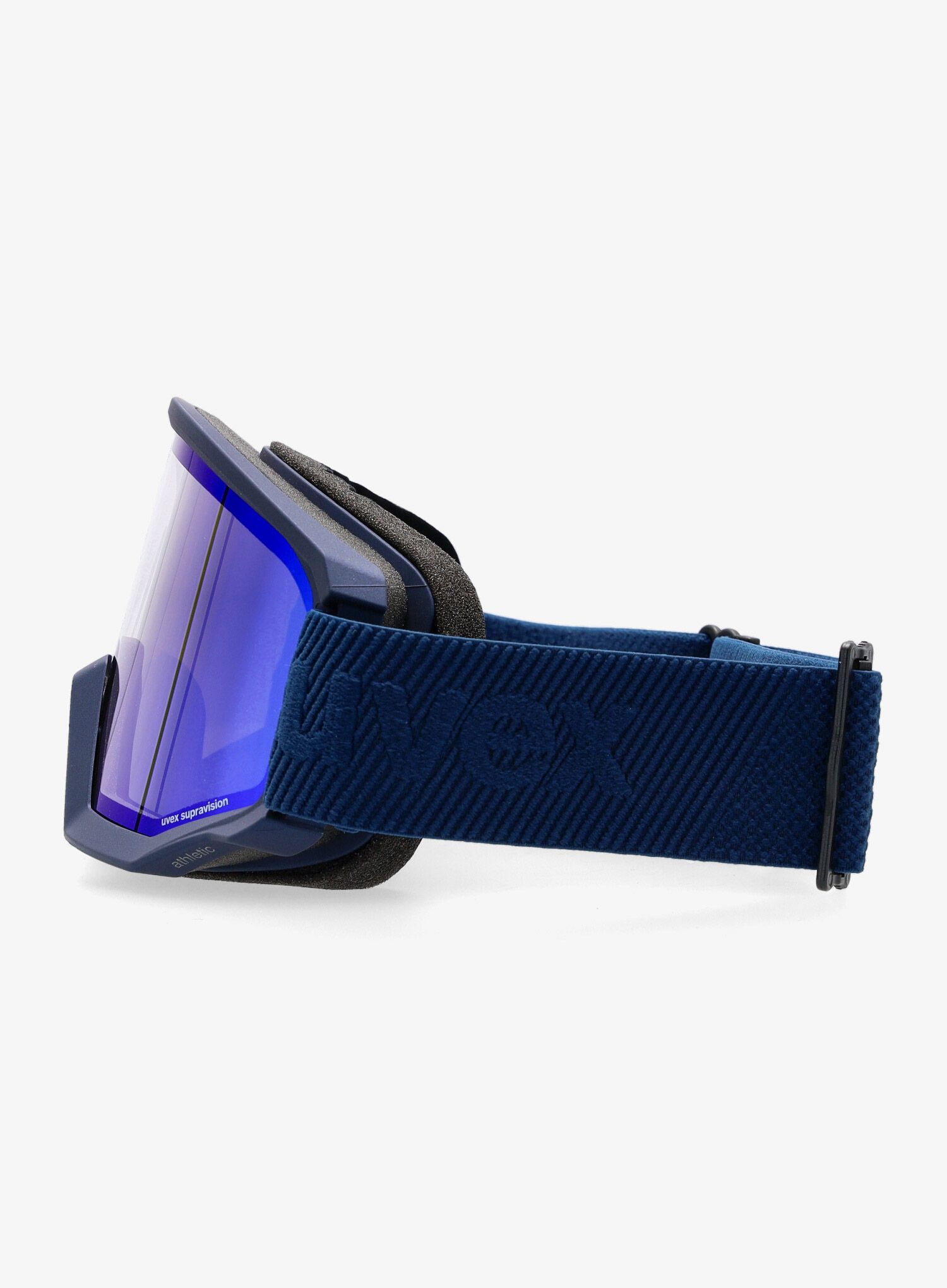 Lyžařské brýle Uvex Athletic FM - navy matt dl/blue green