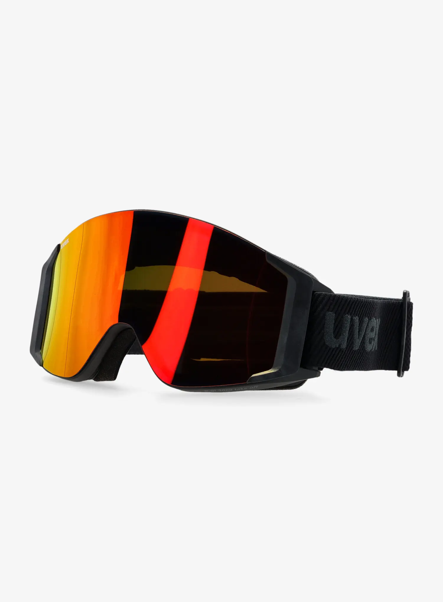 Lyžařské brýle Uvex G.GL 3000 Top - black/red/lasergold lite/clear