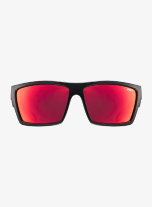 Sluneční brýle Uvex LGL 29 - black matt/mirror red