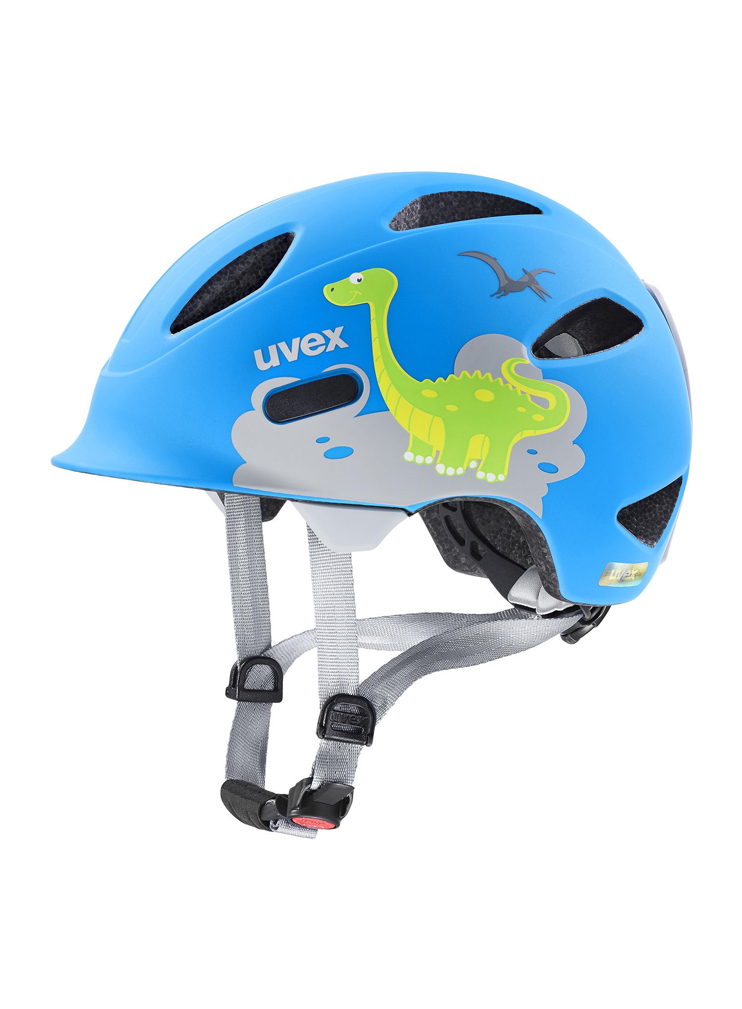 Cyklistická přilba pro děti Uvex Oyo Style - dino blue matt