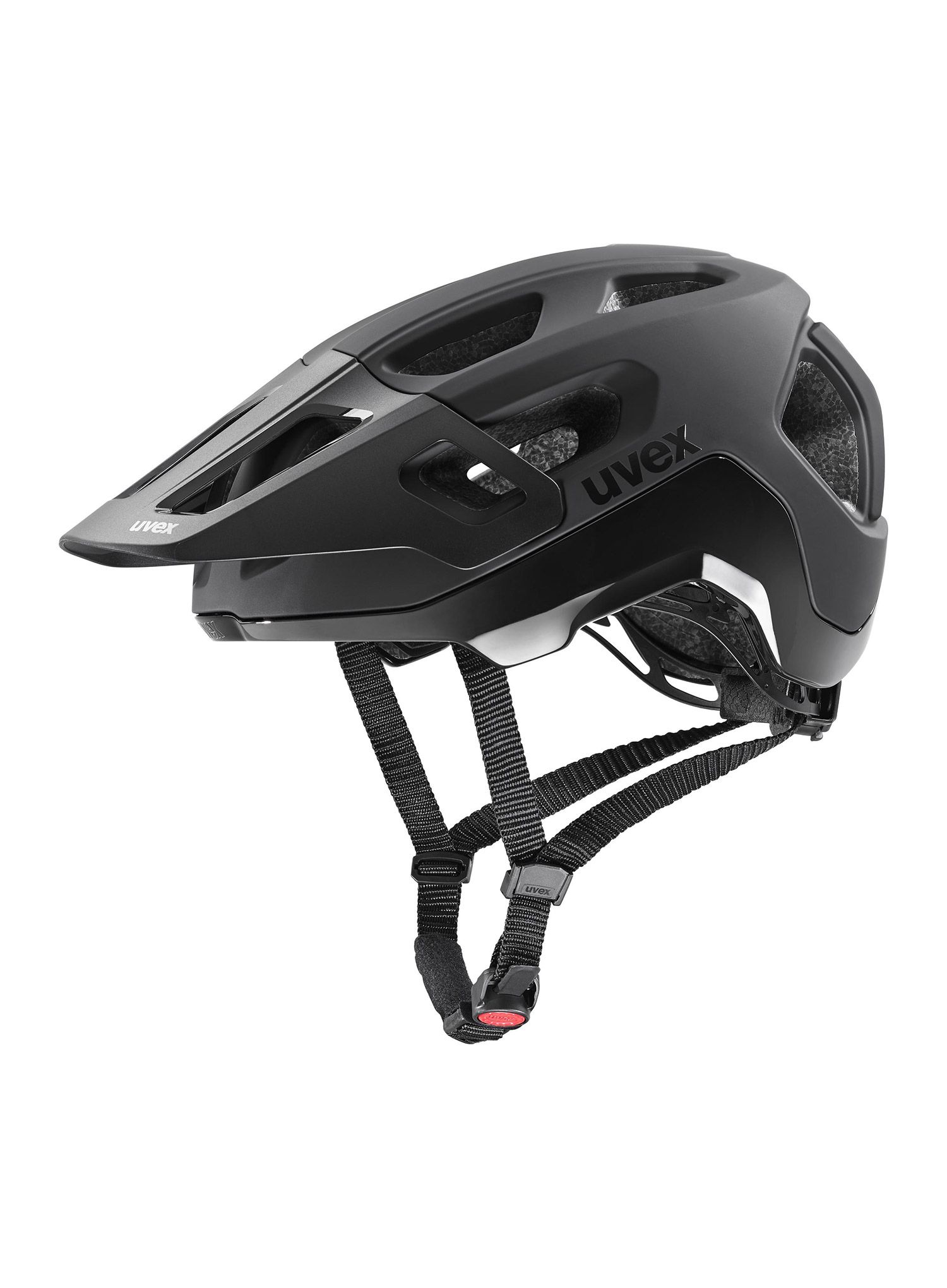 MTB helma Uvex React - black matt