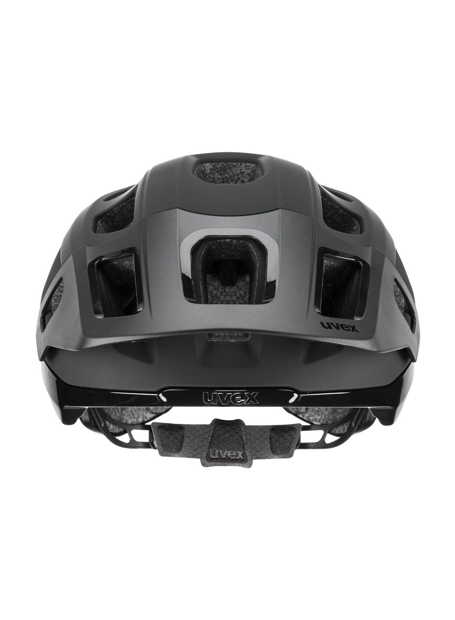 MTB helma Uvex React - black matt