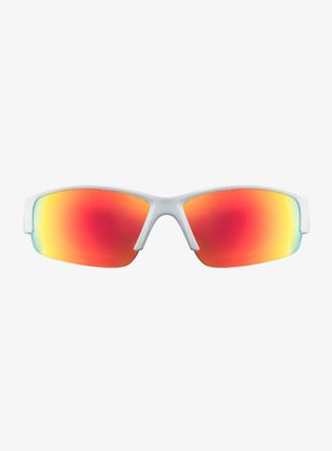 Sluneční brýle Uvex Sportstyle 215 - white matt red/mirror red