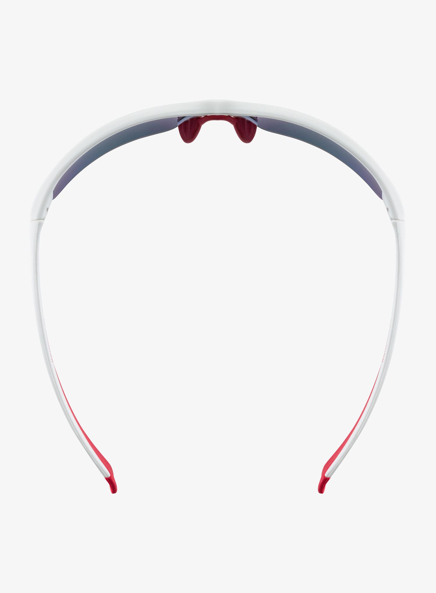 Sluneční brýle Uvex Sportstyle 215 - white matt red/mirror red