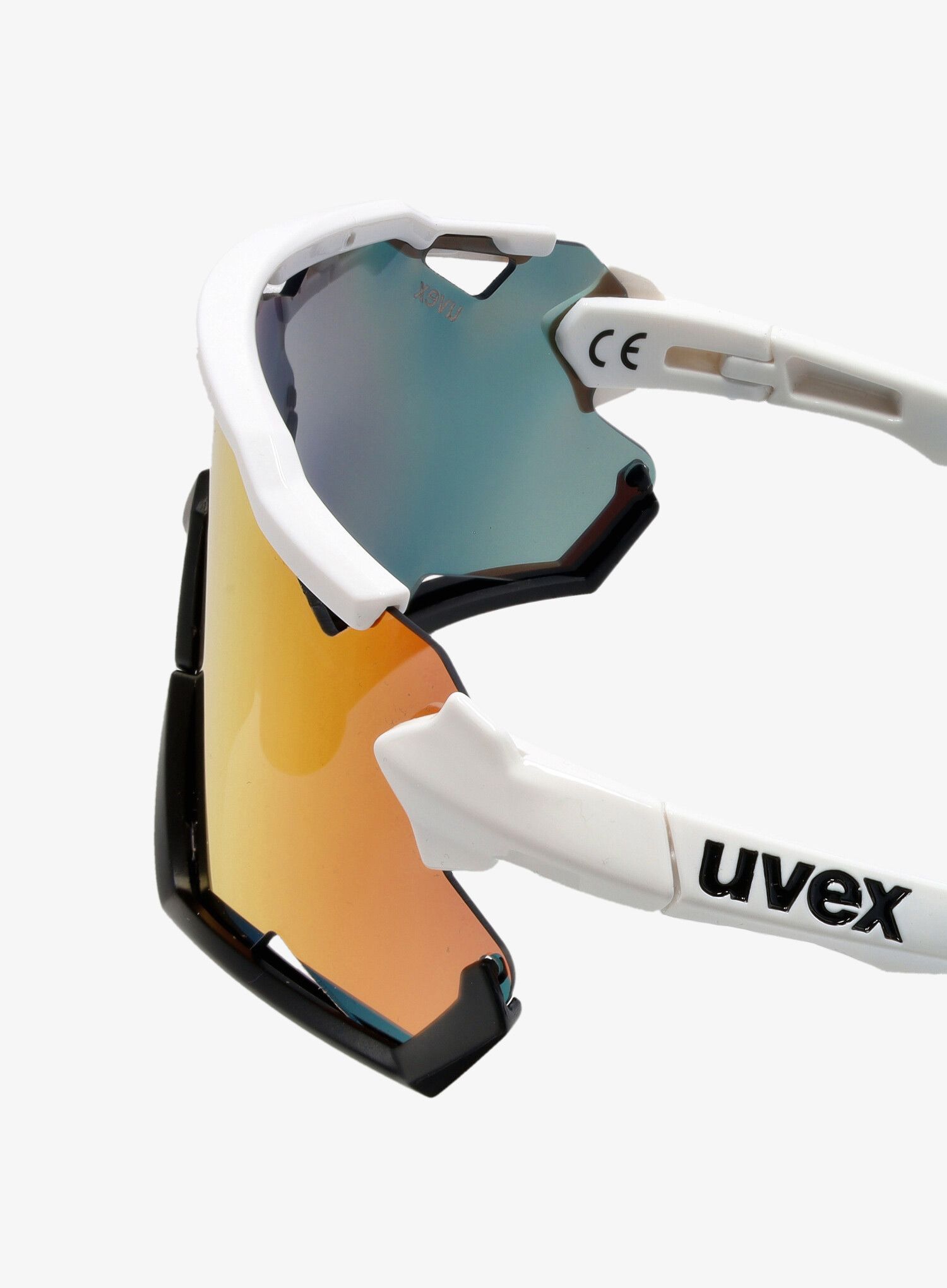 Brýle na kolo Uvex Sportstyle 228 - white black/mirror red