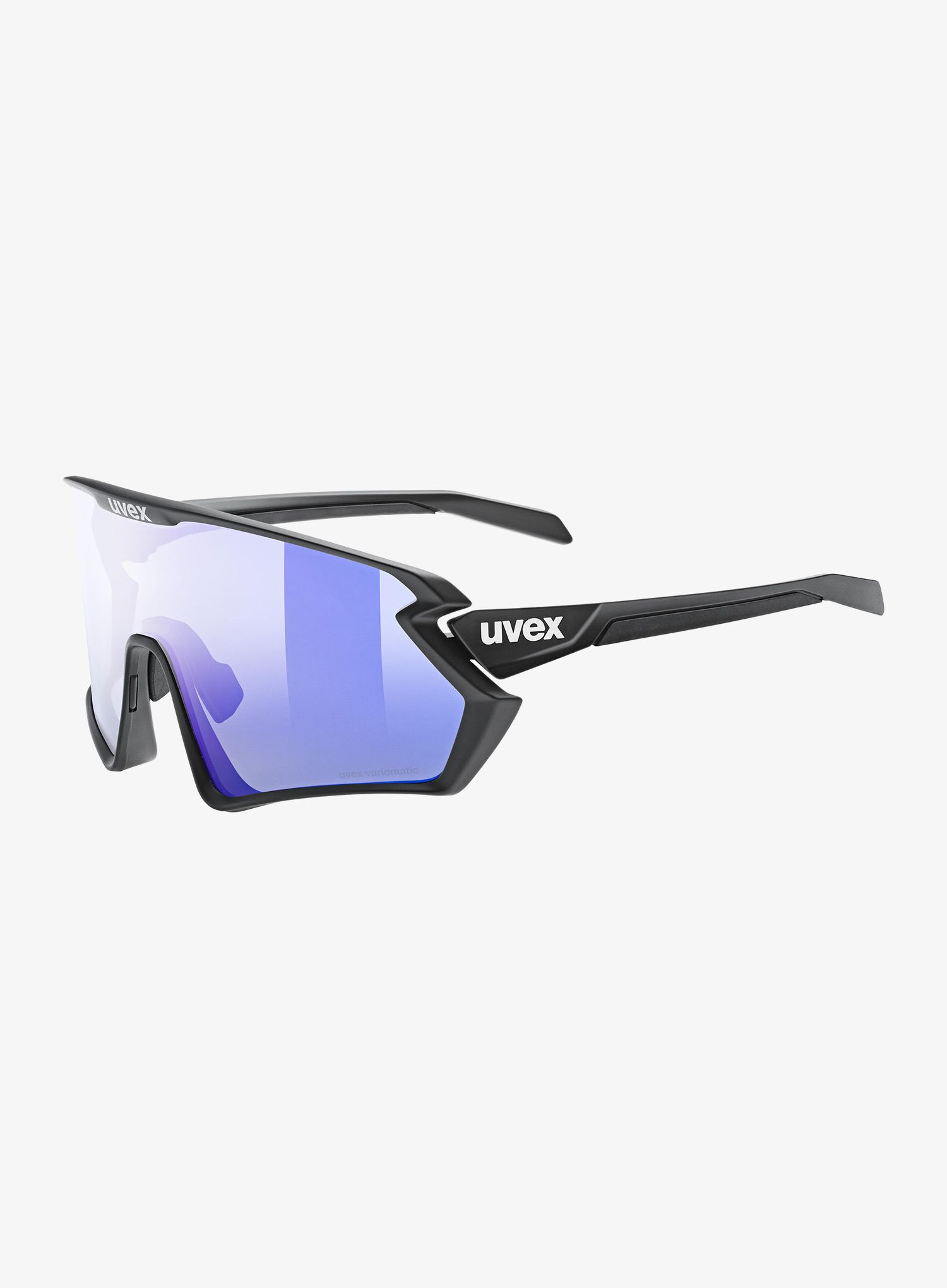 Brýle na kolo Uvex Sportstyle 231 2.0 V - black matt/litemirror blue