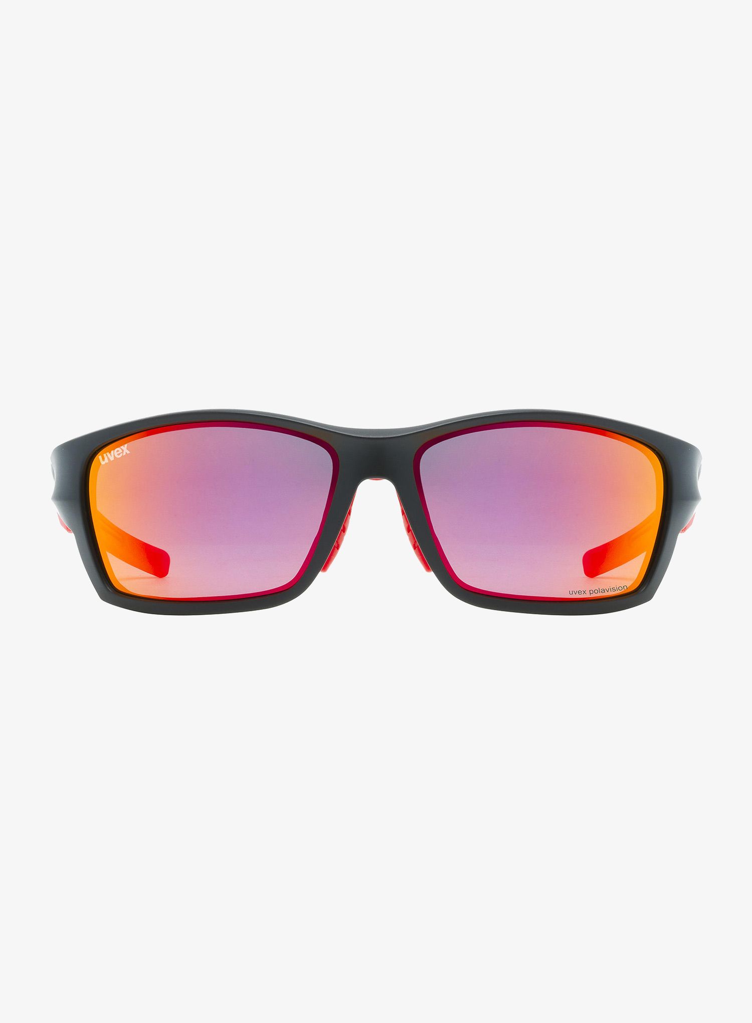 Sluneční brýle Uvex Sportstyle 232 P - black matt red/mirror red