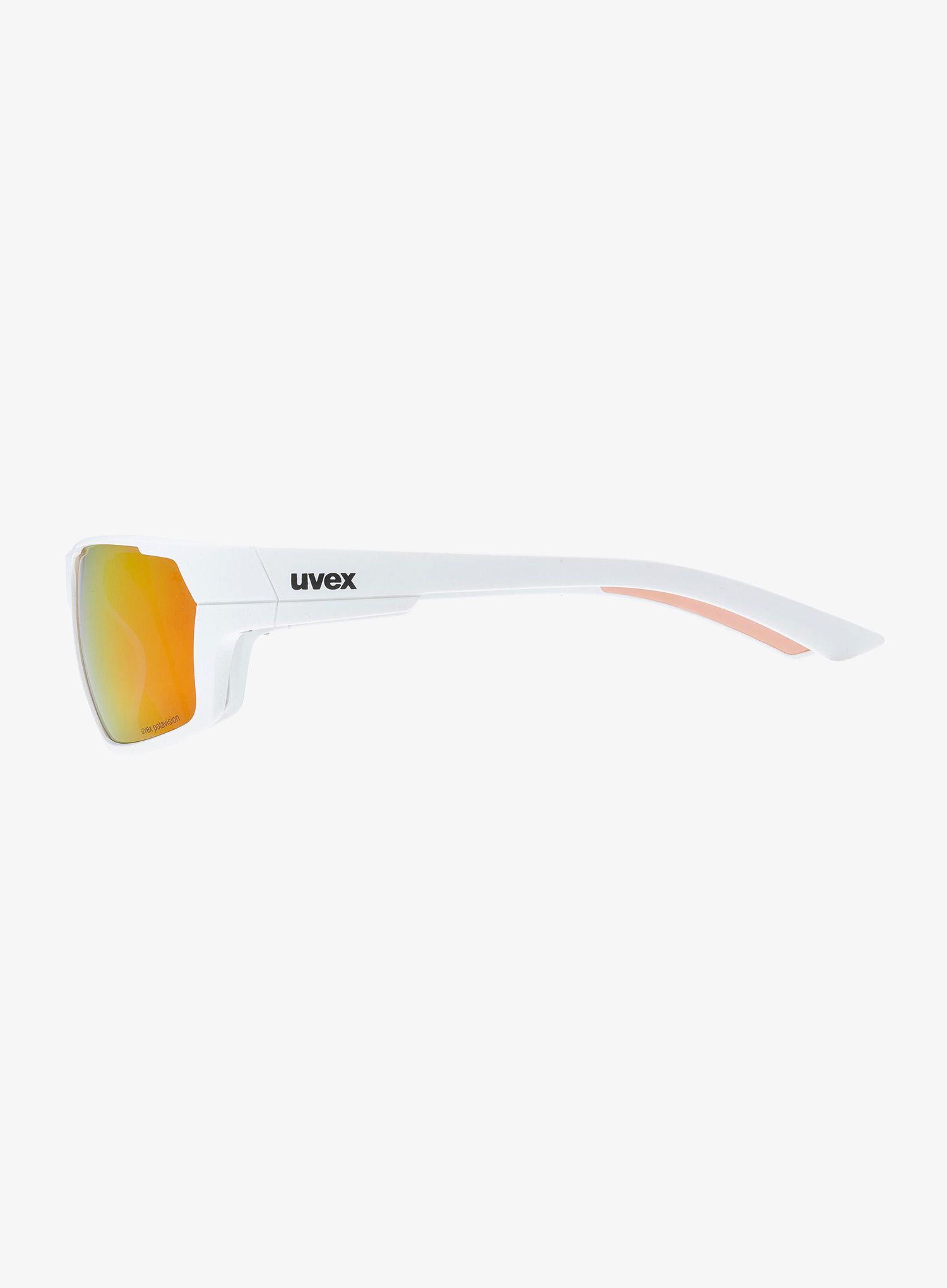 Polarizační brýle Uvex Sportstyle 233 P - white matt/mirror red