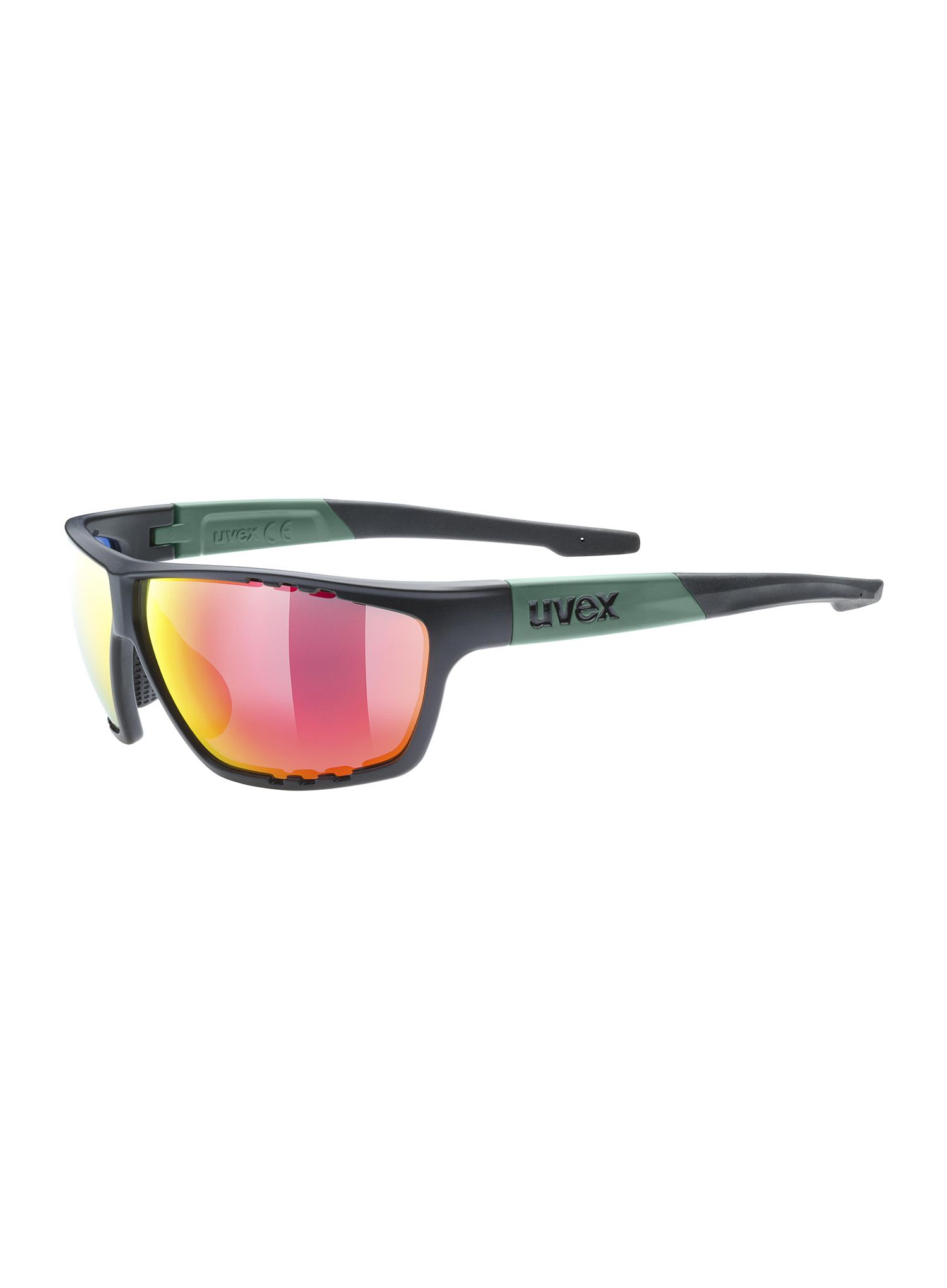 Brýle na kolo Uvex Sportstyle 706 - black mos. m/mir.red