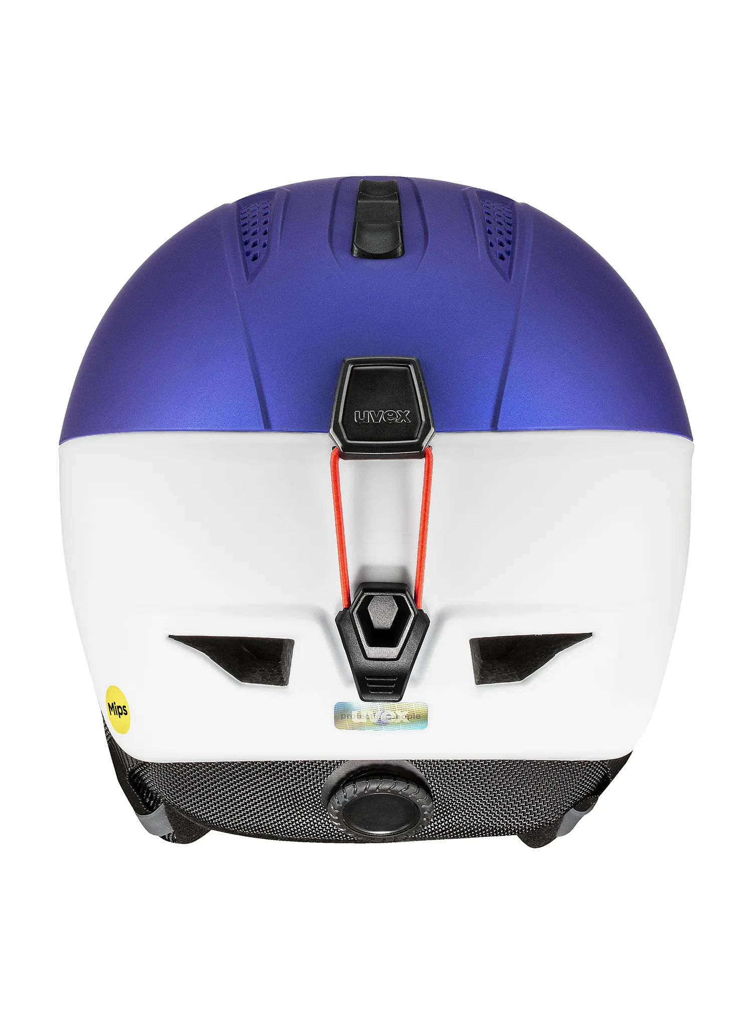 Helma na lyžování Uvex Ultra Mips - purple bash/white matt
