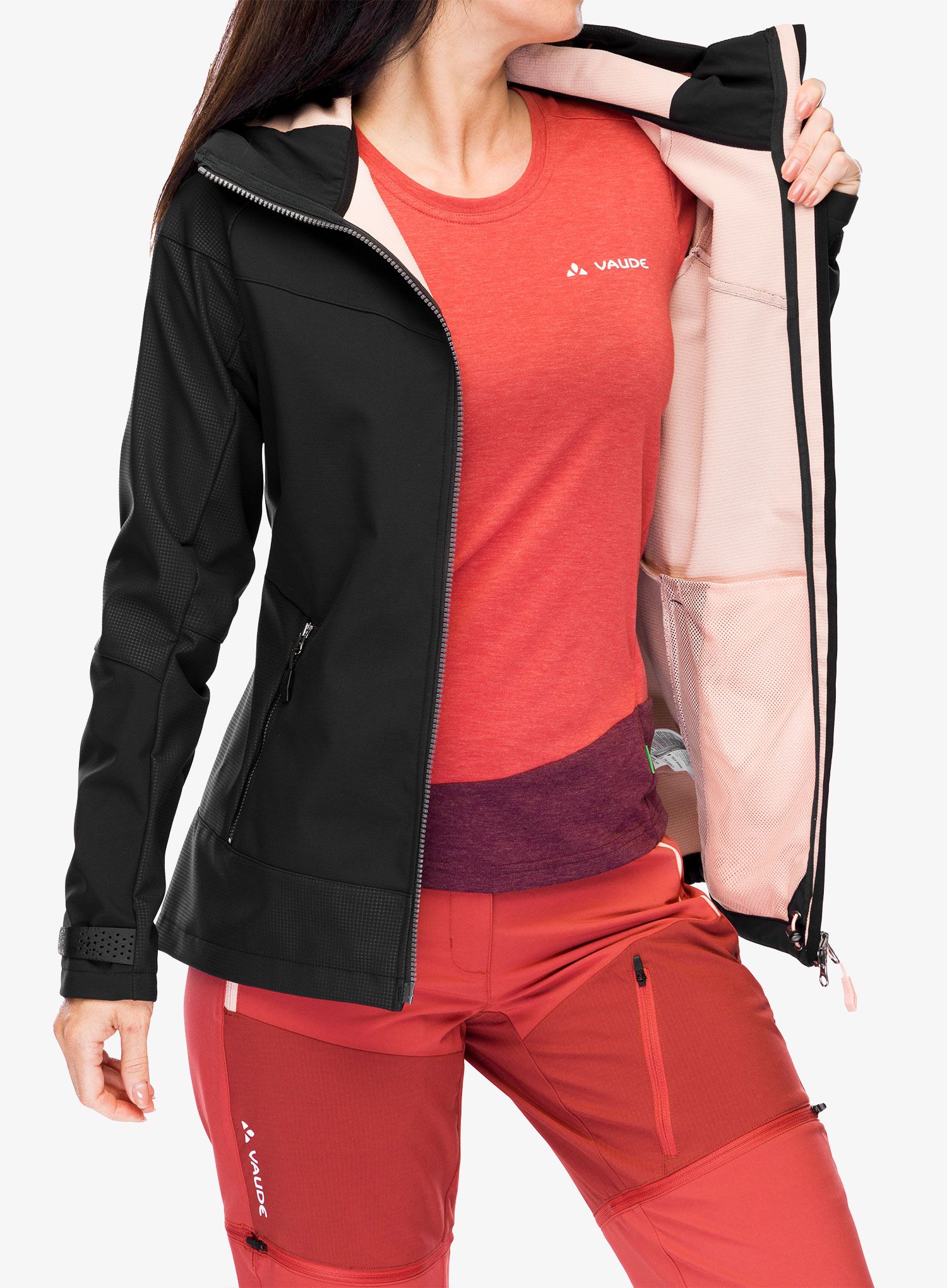 Dámská bunda Vaude All Year Elope Softshell Jacket - black