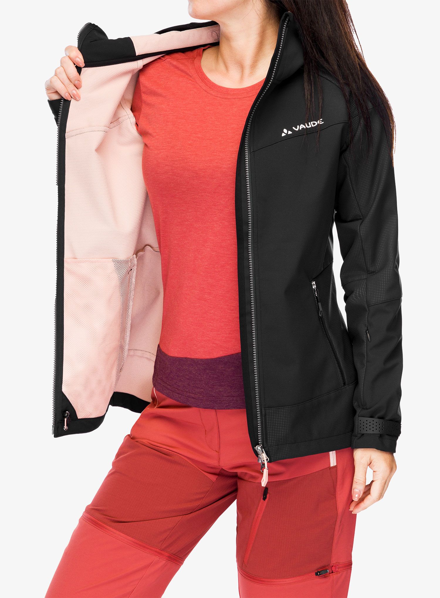 Dámská bunda Vaude All Year Elope Softshell Jacket - black